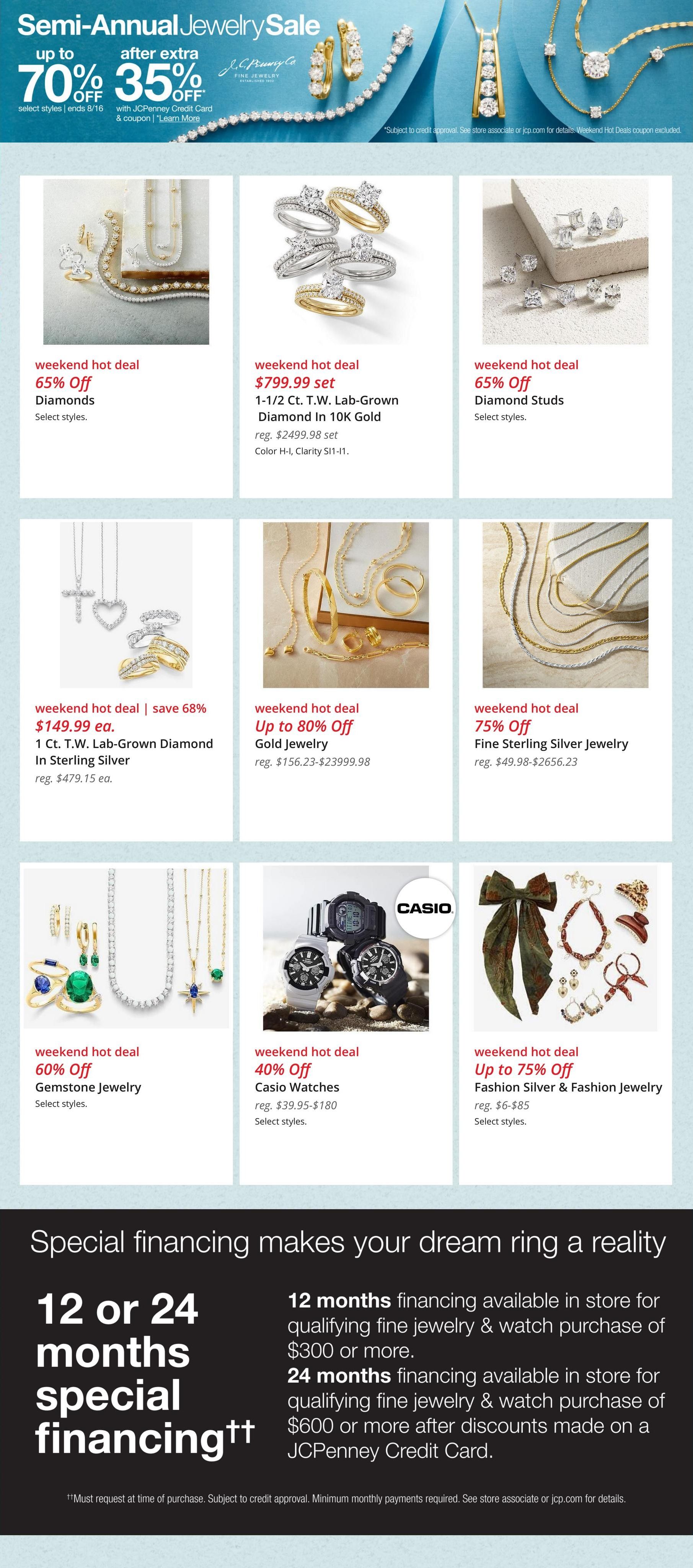 JCPenney Store Ads Weekly Ad August 13 - 16, 2026