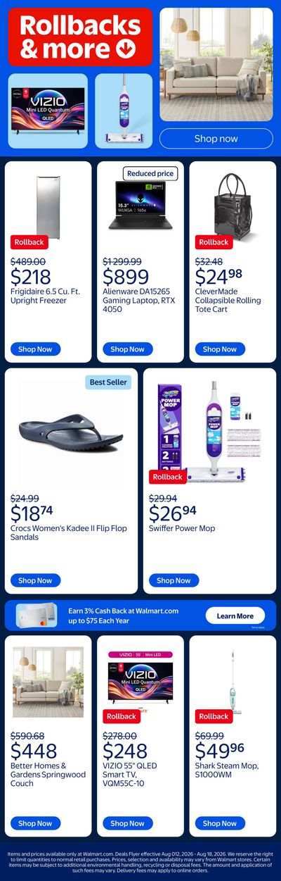 Walmart Weekly Ad August 12 - 18, 2026