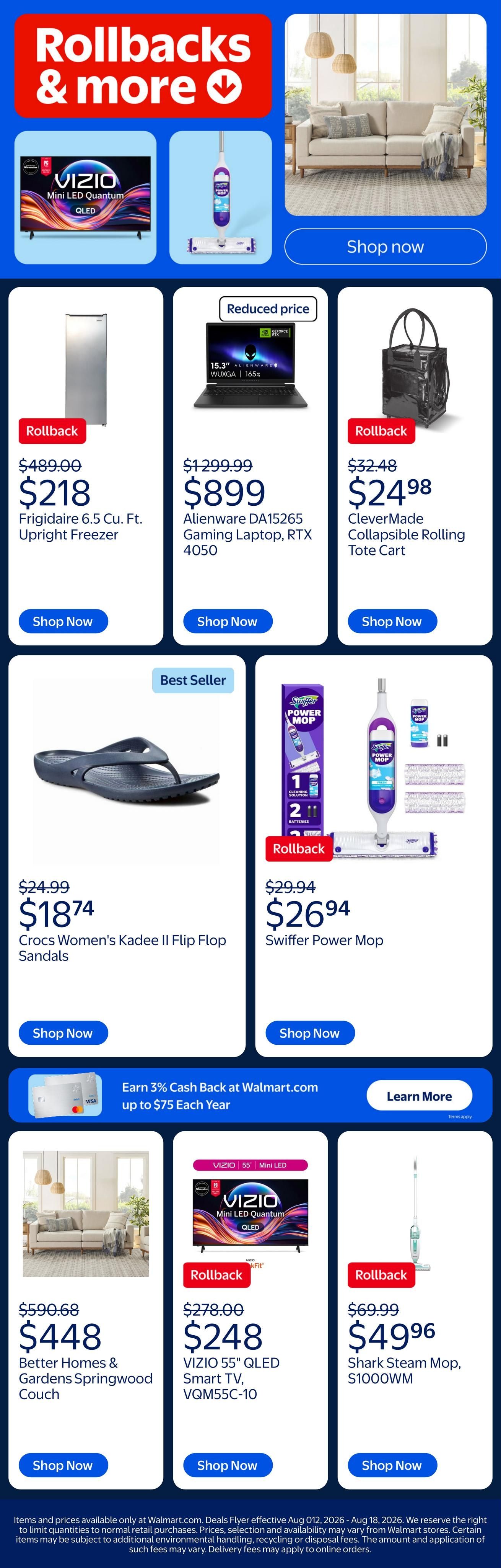 Walmart Weekly Ad August 12 - 18, 2026