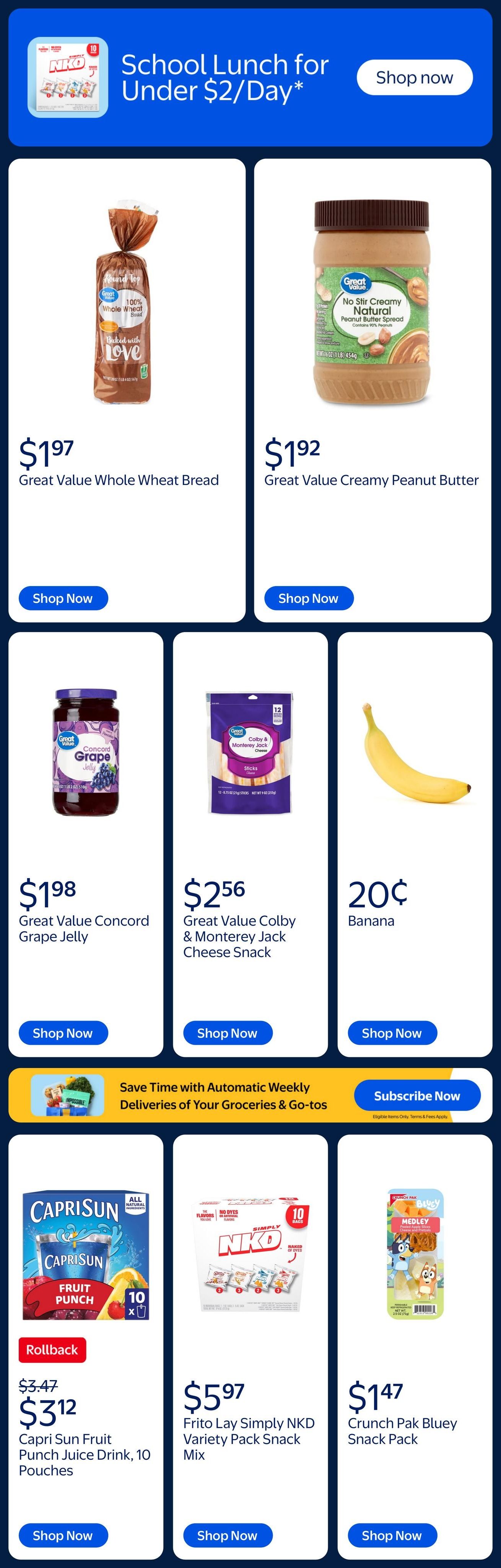 Walmart Weekly Ad August 12 - 18, 2026