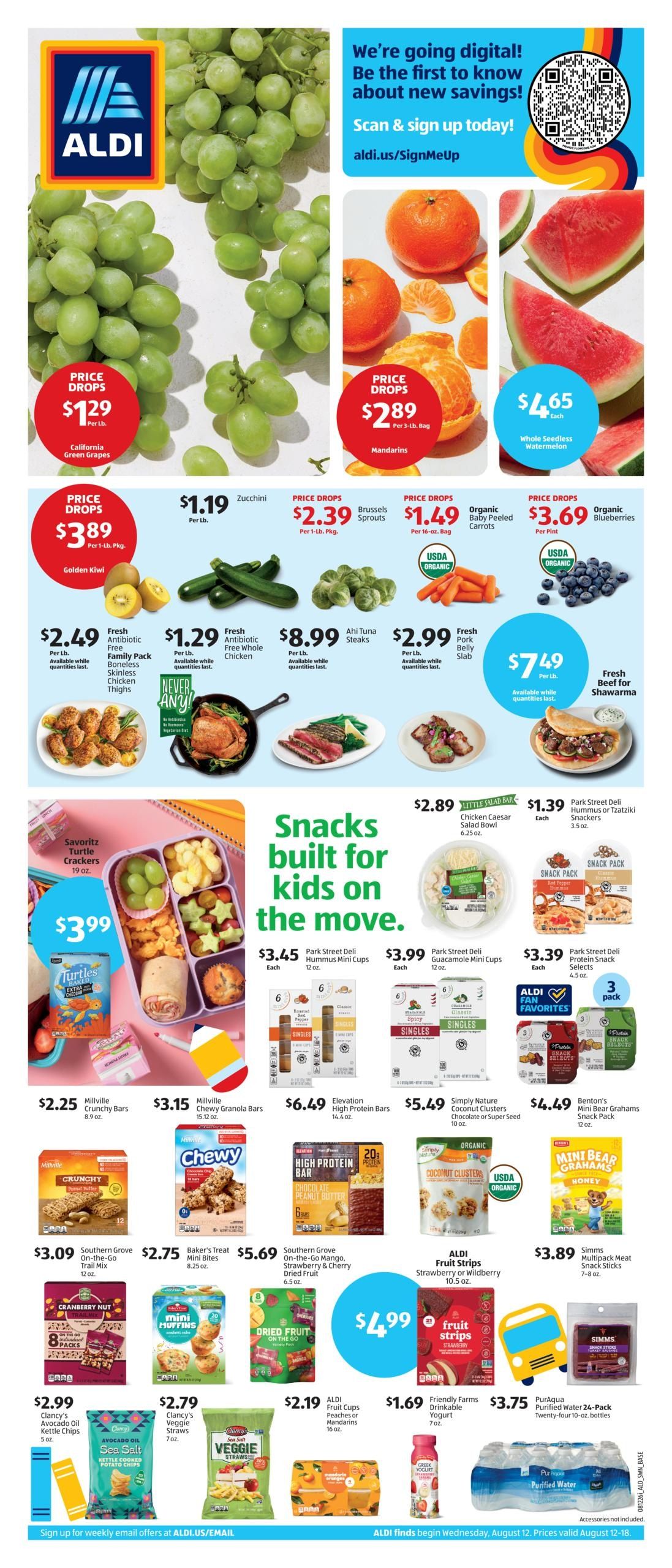 ALDI (NY, VT) Weekly Ad August 12 - 18, 2026