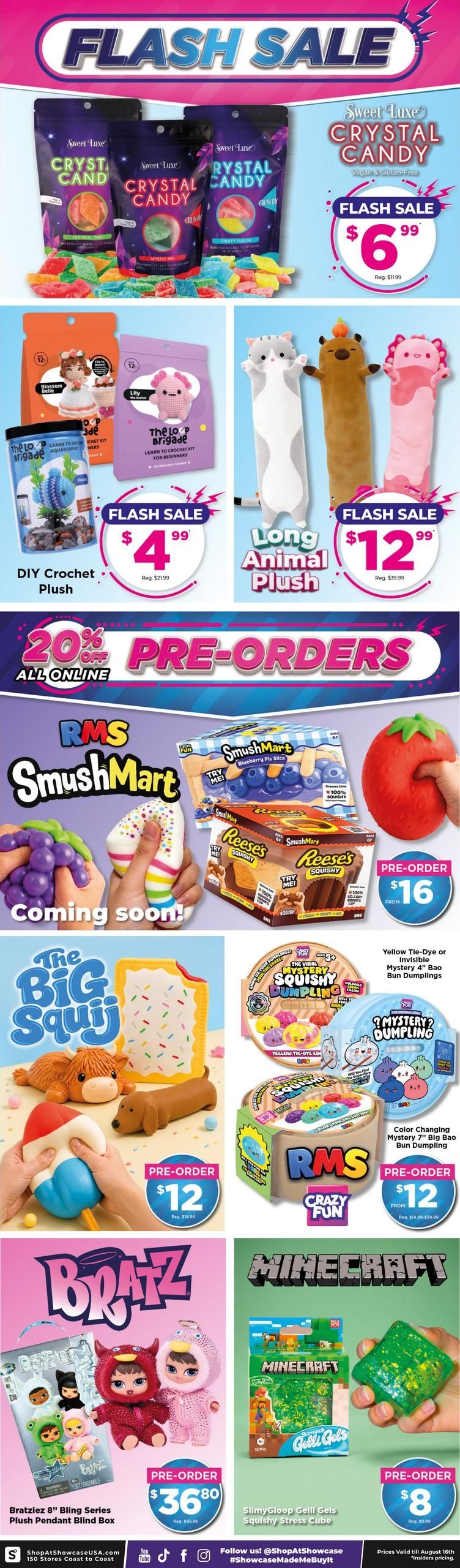 Showcase US Weekly Ad August 10 - 16, 2026
