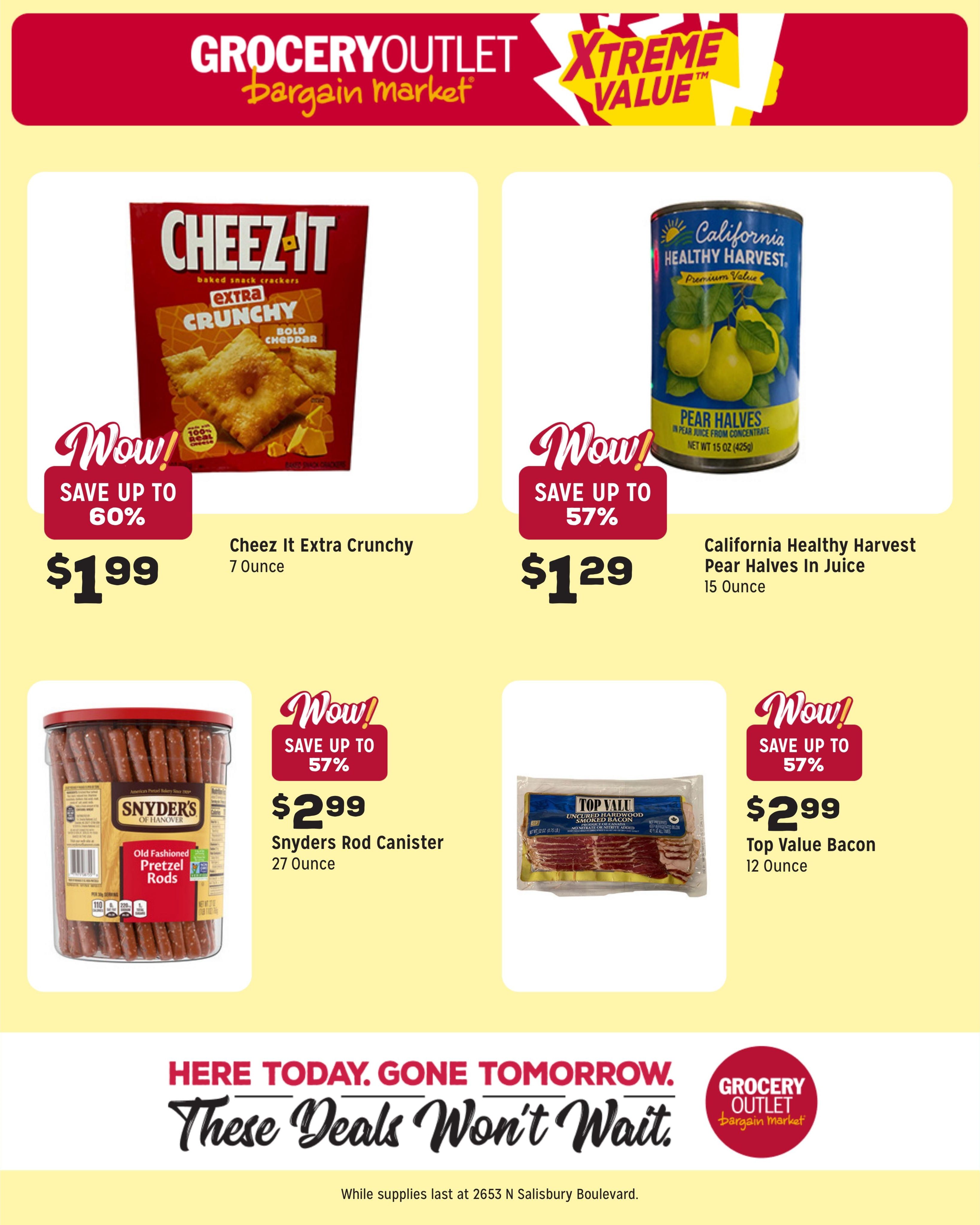 Grocery Outlet (Salisbury–Chincoteague Island Area, MD–VA) Weekly Ad August 12 - 18, 2026