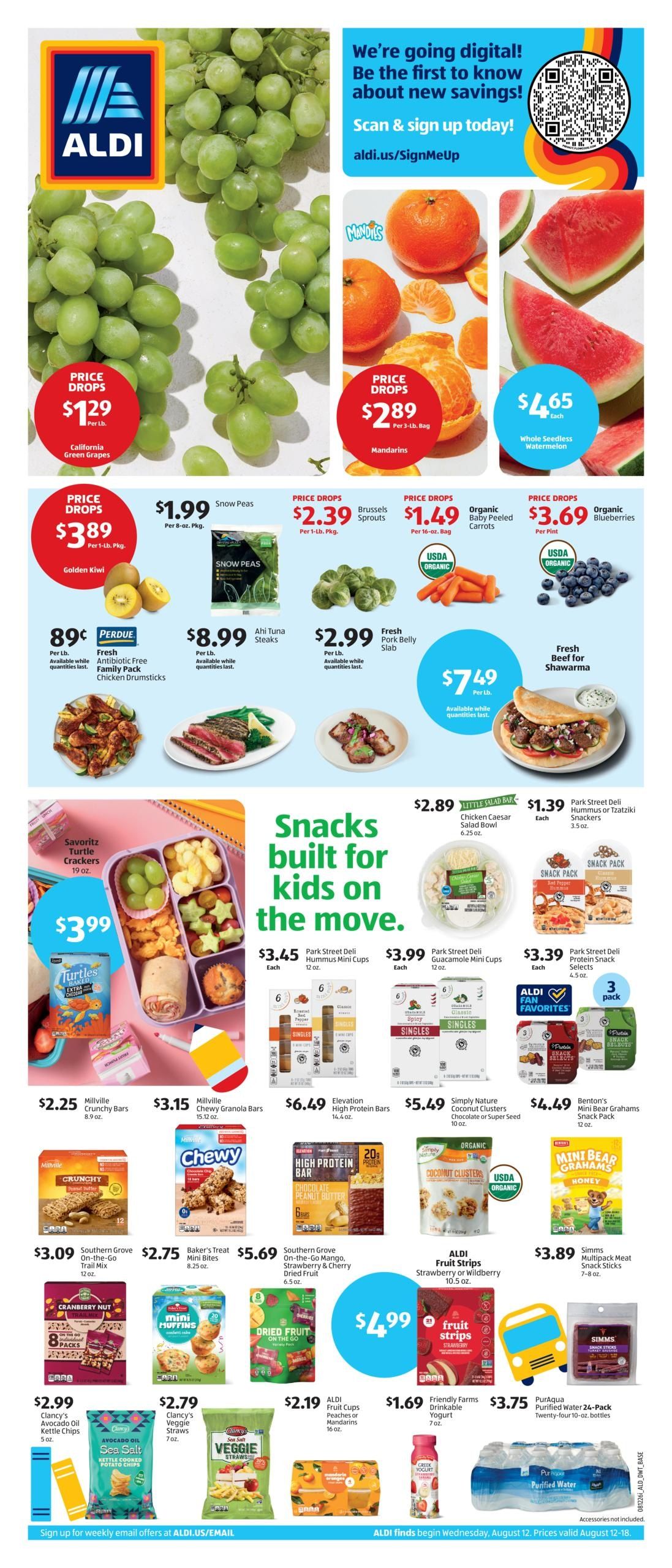 ALDI (IA, IL) Weekly Ad August 12 - 18, 2026