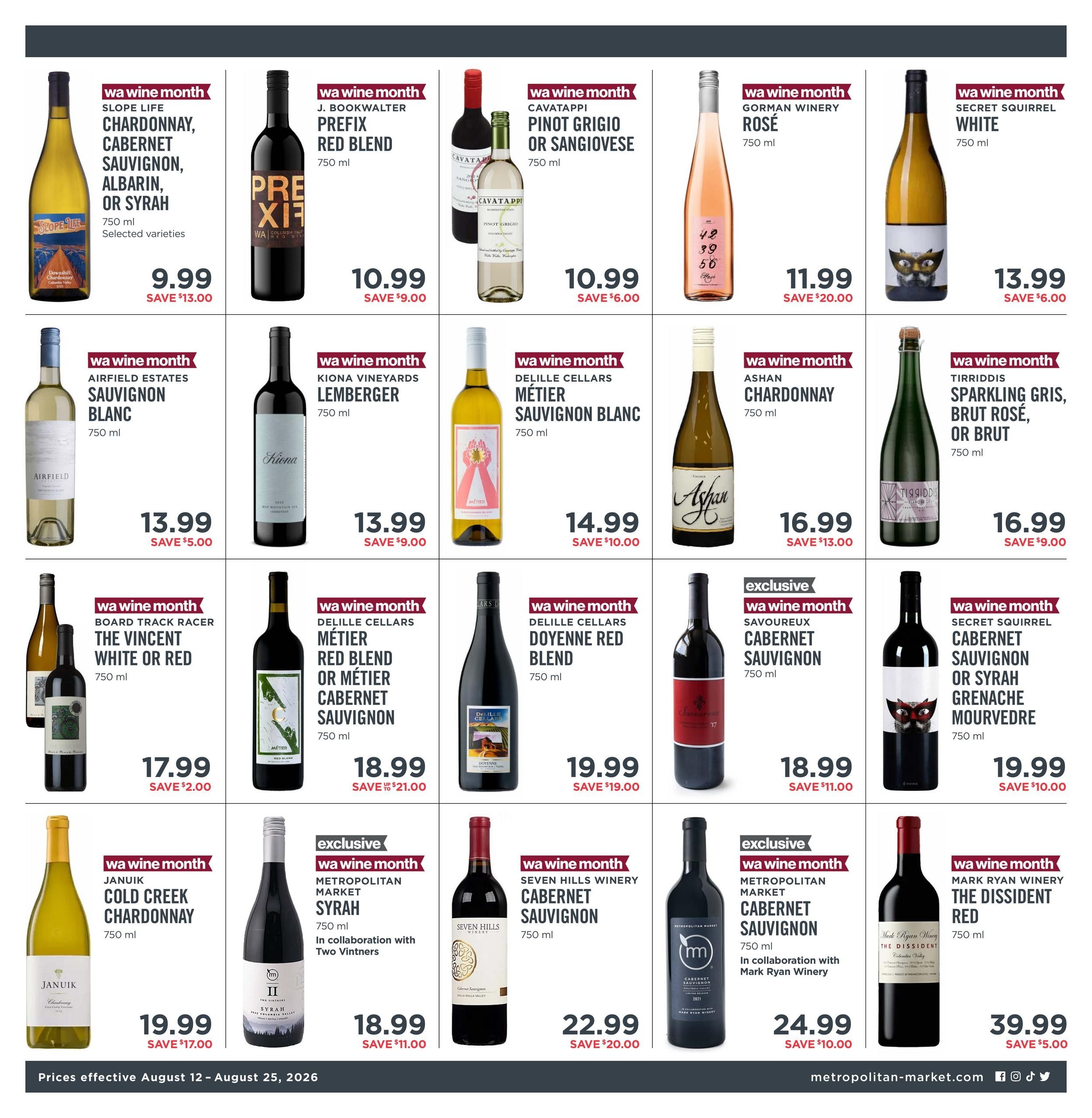 Metropolitan Market Weekly Ad August 12 - 18, 2026