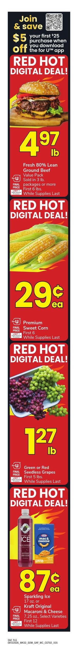 Safeway (Rio Rico Area, AZ) Weekly Ad August 12 - 18, 2026