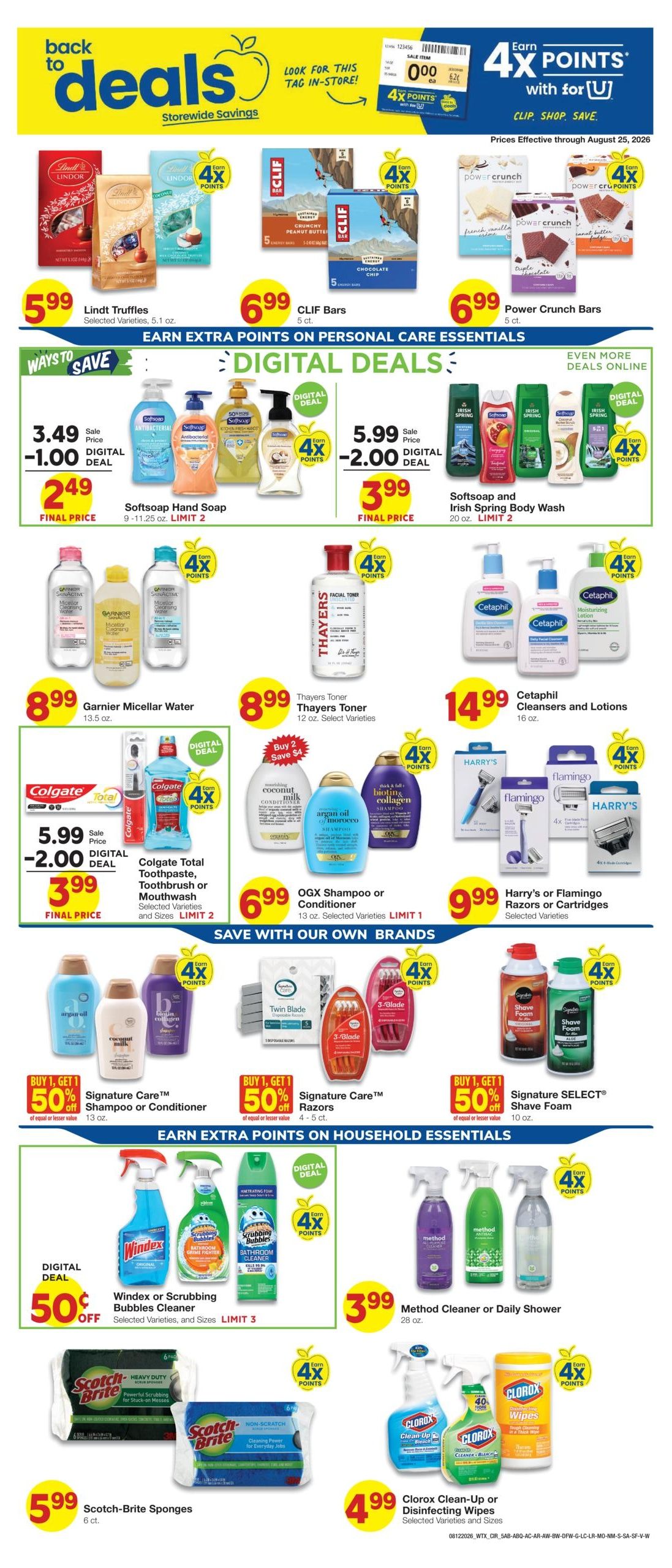 Albertsons Market (Santa Fe Area, NM) Weekly Ad August 12 - 18, 2026