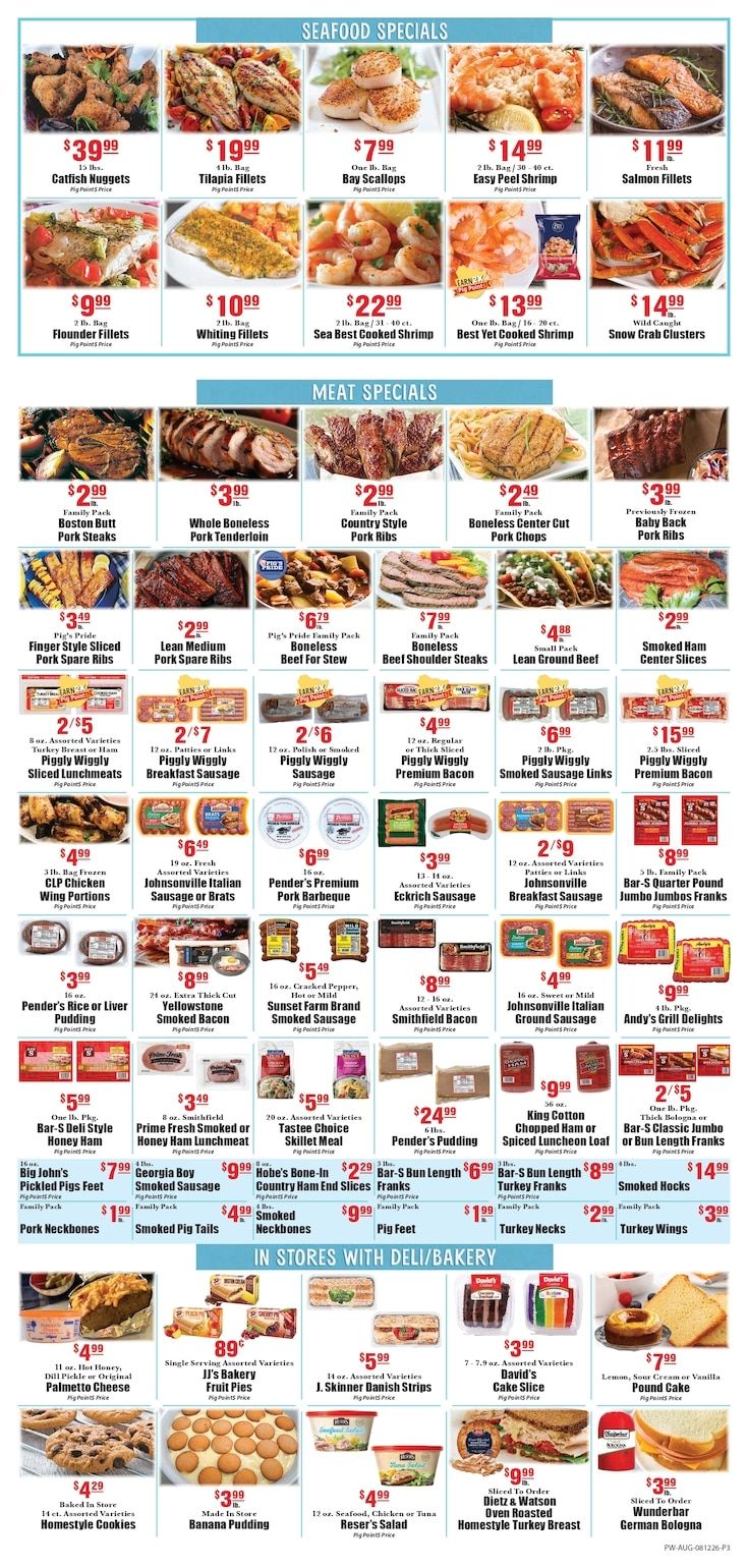 The Pig Piggly Wiggly (Augusta, GA) Weekly Ad August 12 - 18, 2026
