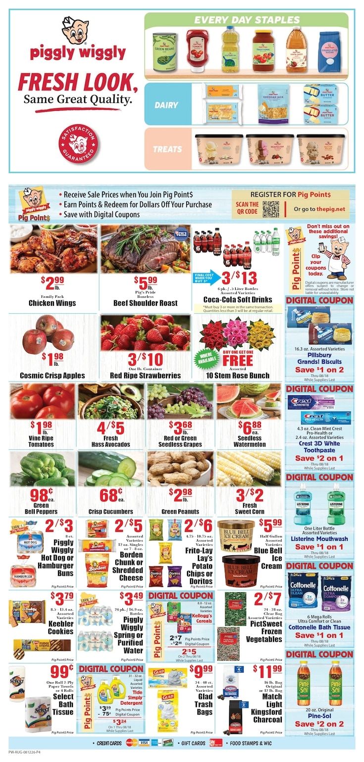 The Pig Piggly Wiggly (Augusta, GA) Weekly Ad August 12 - 18, 2026
