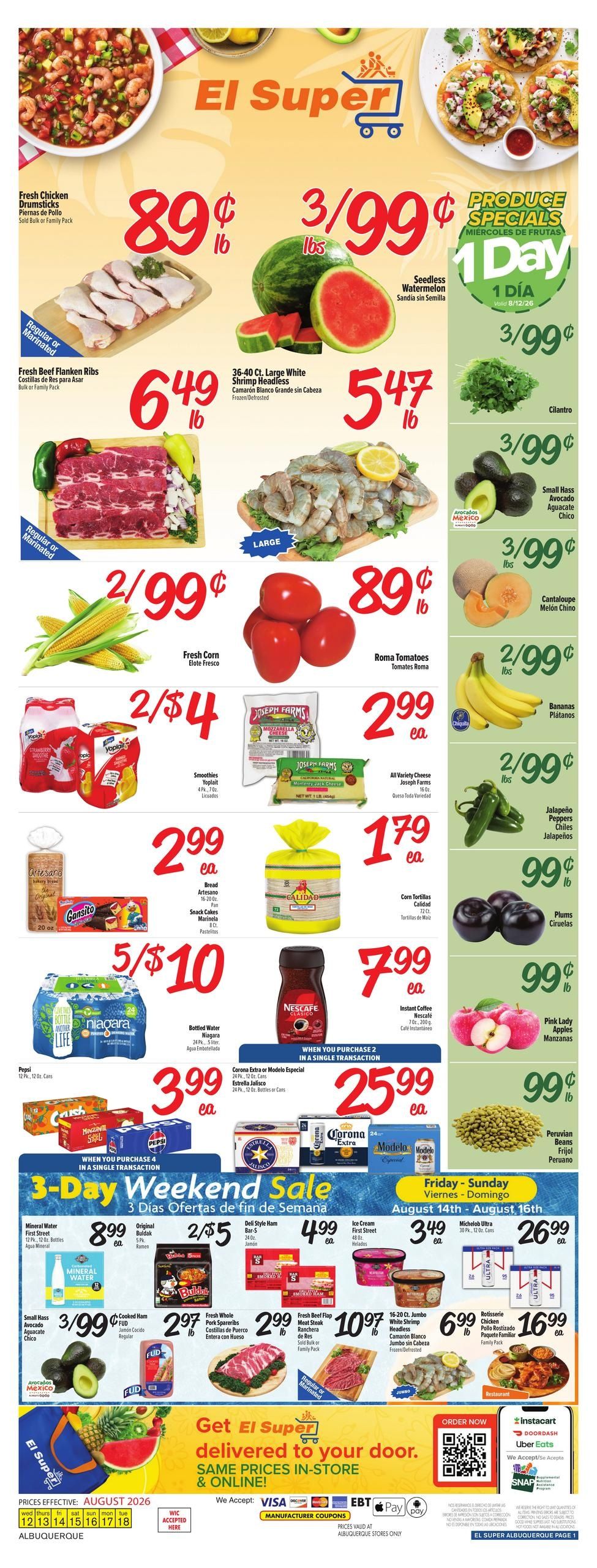 El Super (Rio Rancho–Albuquerque Area, NM) Weekly Ad August 12 - 18, 2026