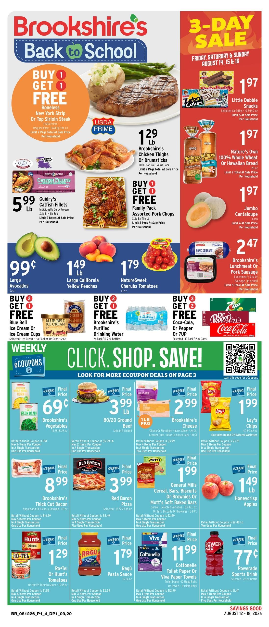 Brookshire's (Mesquite Area, TX) Weekly Ad August 12 - 18, 2026