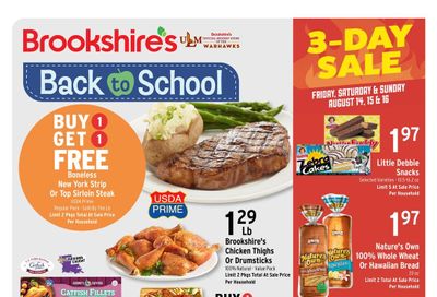 Brookshire's (Monroe–Fairbanks Area, LA) Weekly Ad August 12 - 18, 2026