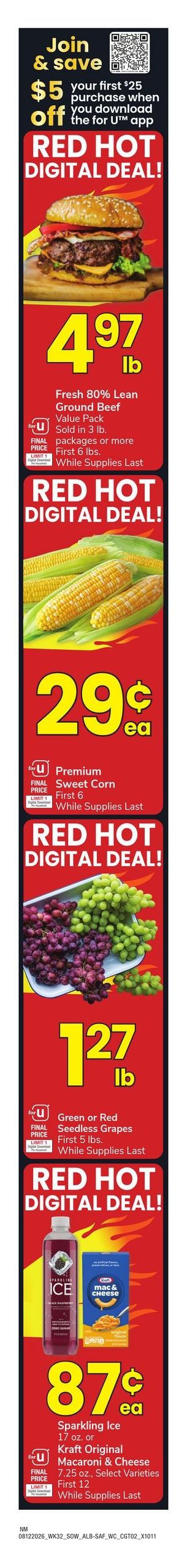 Albertsons (Las Cruces Area, NM) Weekly Ad August 12 - 18, 2026