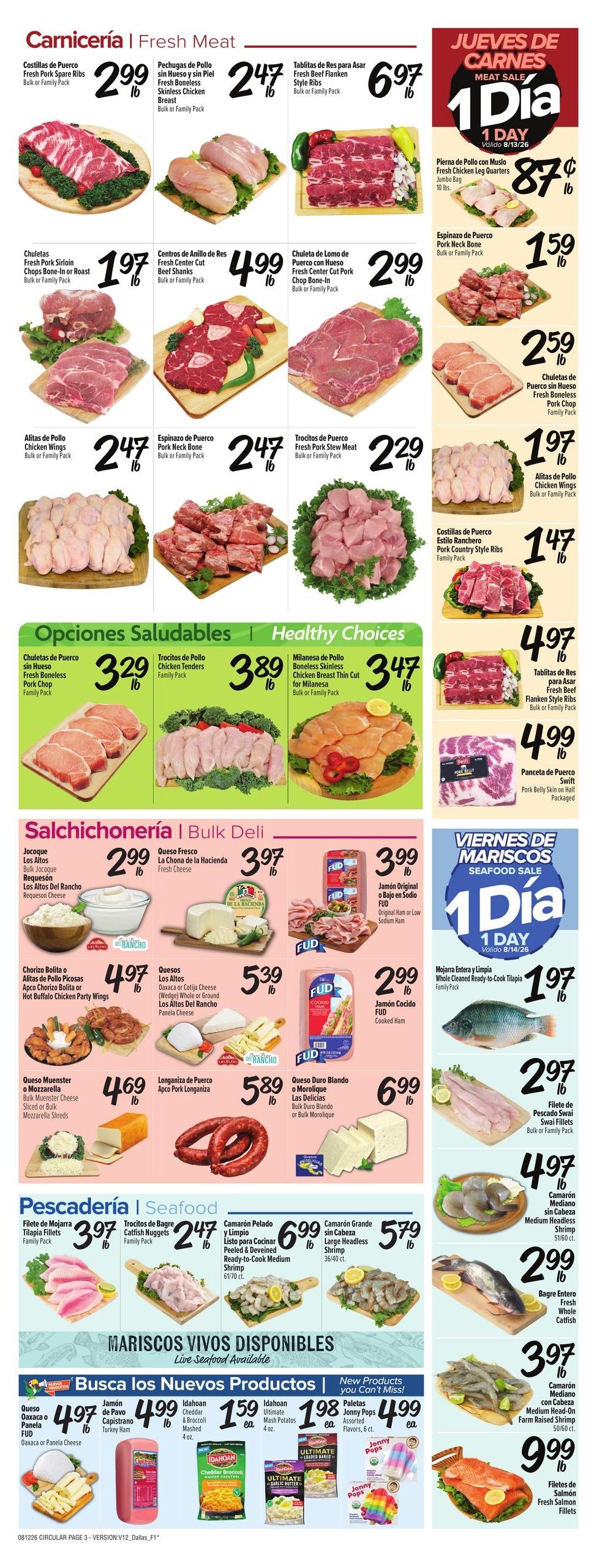 Fiesta Mart (Mesquite–Dallas Area, TX) Weekly Ad August 12 - 18, 2026