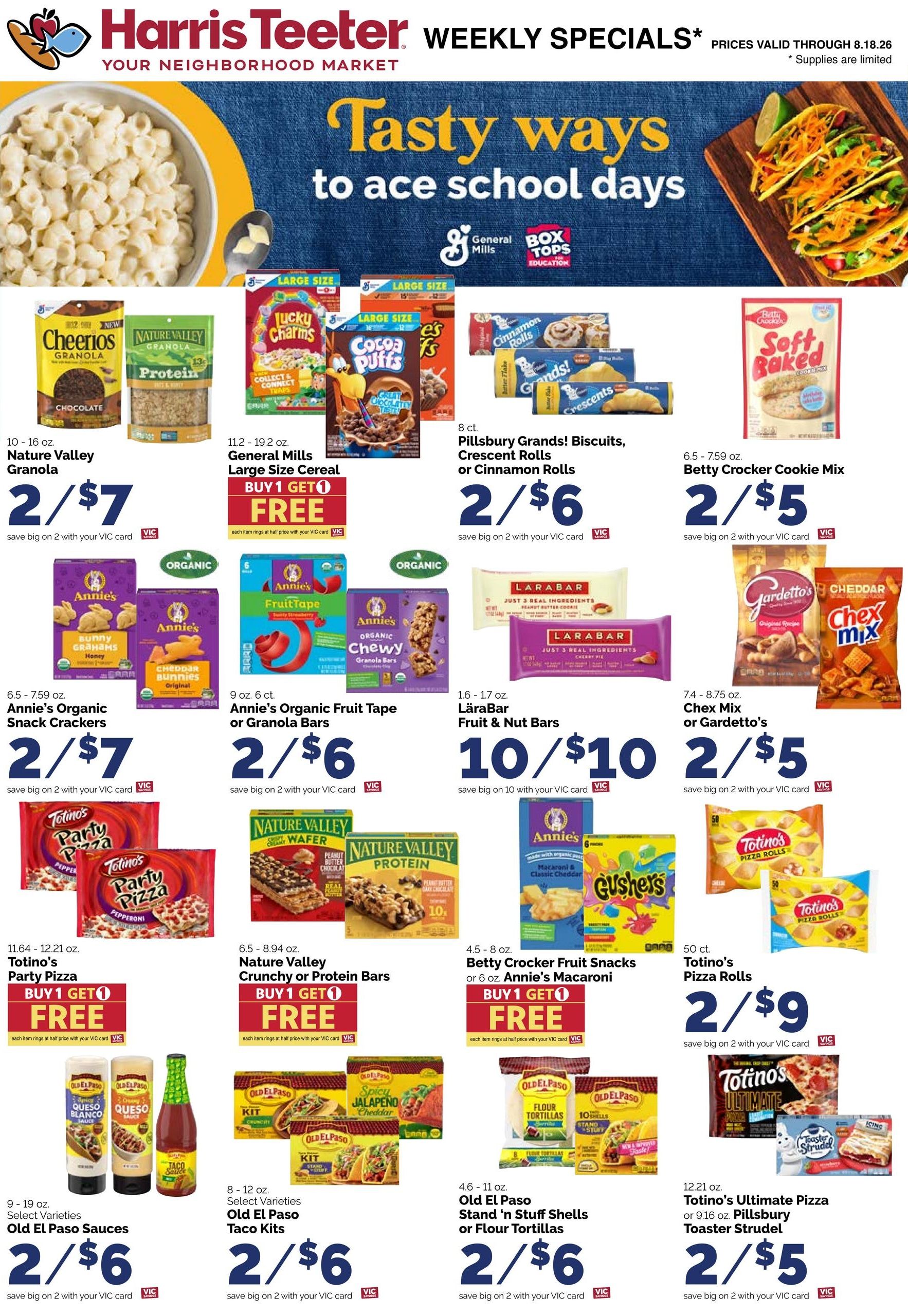 Harris Teeter (SC) Weekly Ad August 12 - 18, 2026