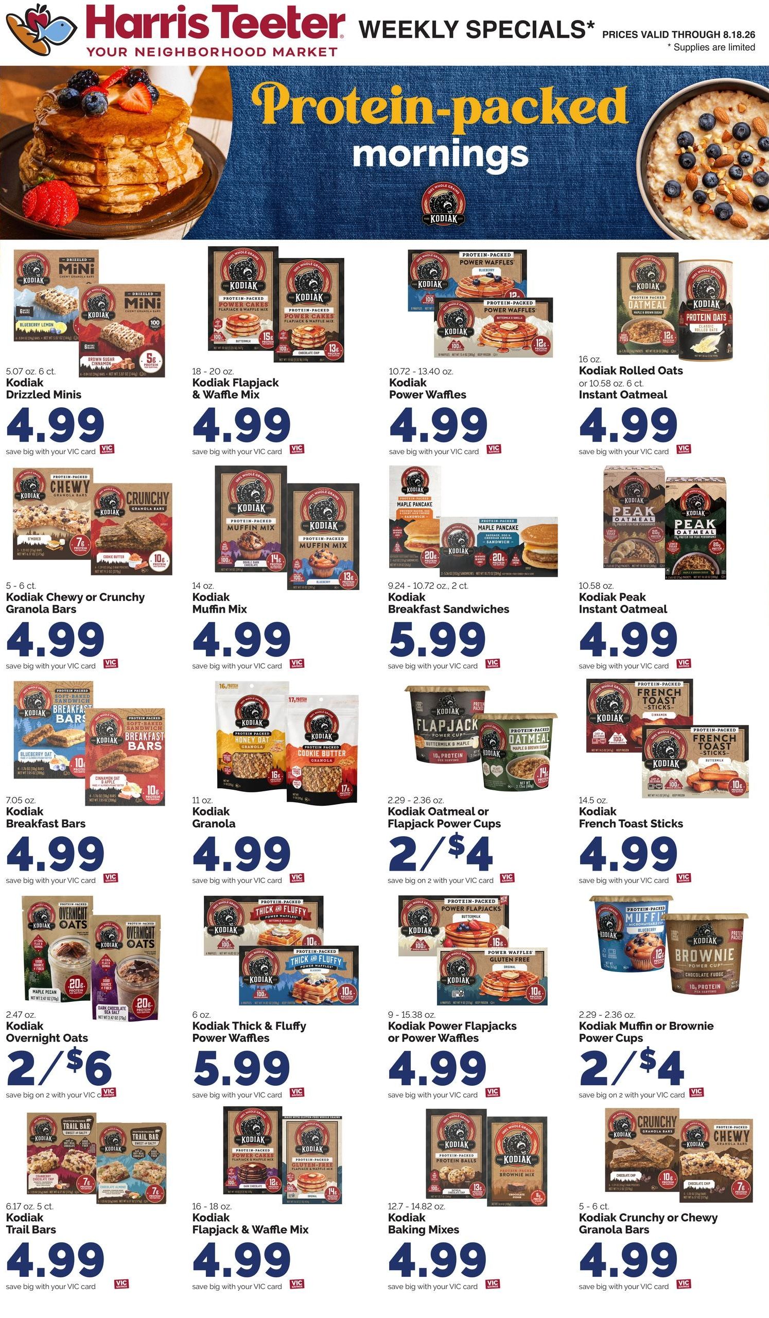 Harris Teeter (SC) Weekly Ad August 12 - 18, 2026