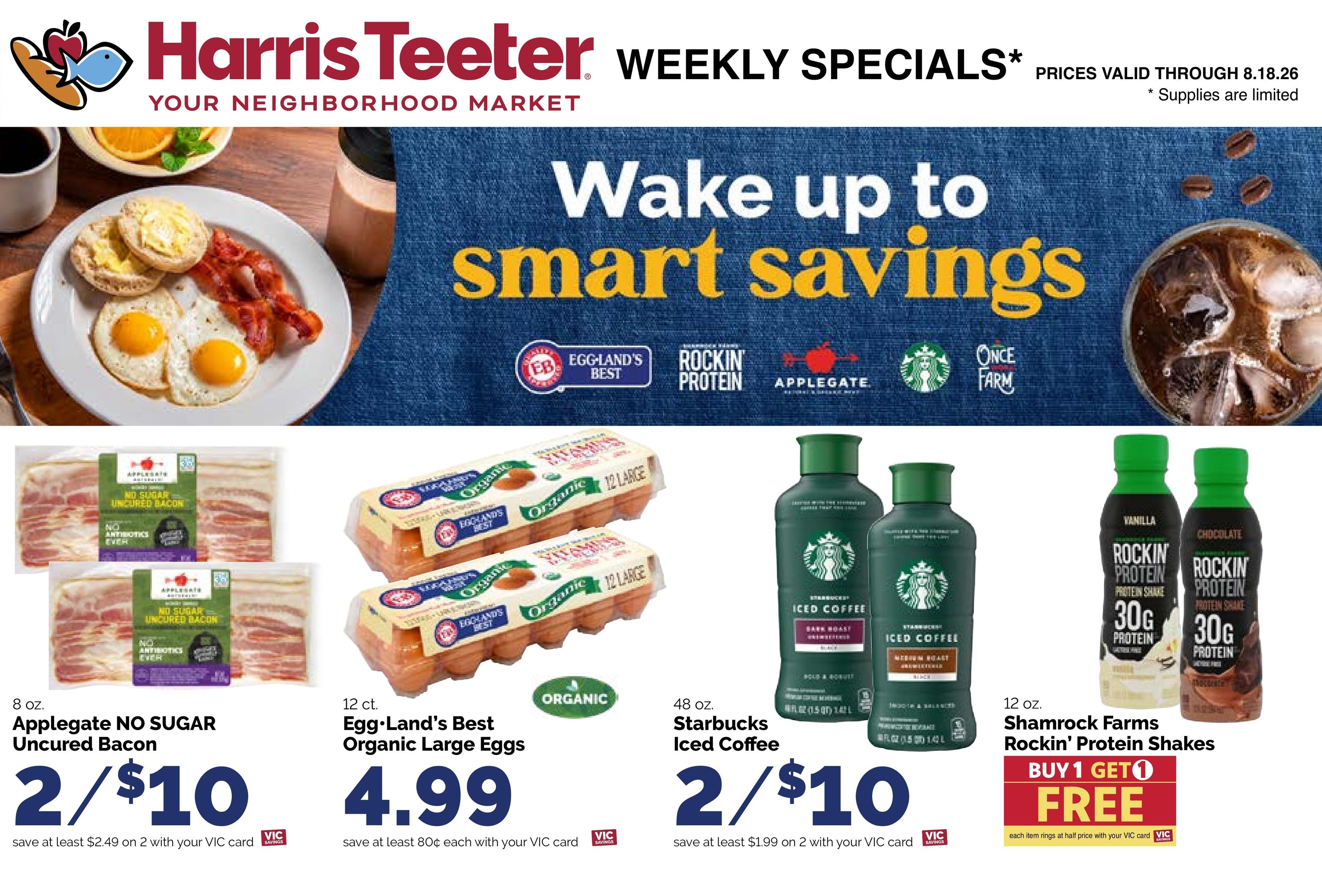 Harris Teeter (SC) Weekly Ad August 12 - 18, 2026