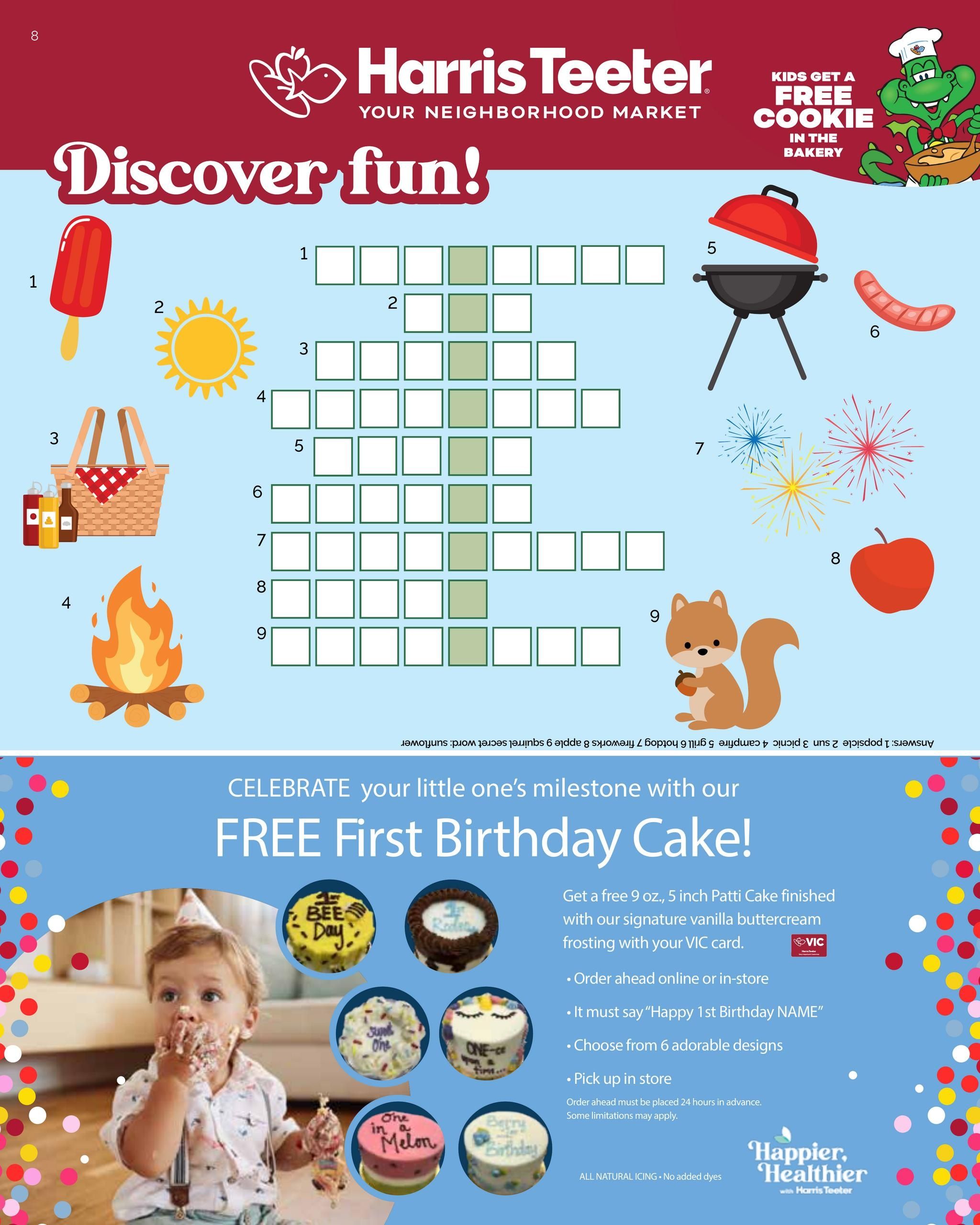 Harris Teeter (DC, GA, MD, NC, SC, VA) August Issue Weekly Ad August 12 - September 8, 2026