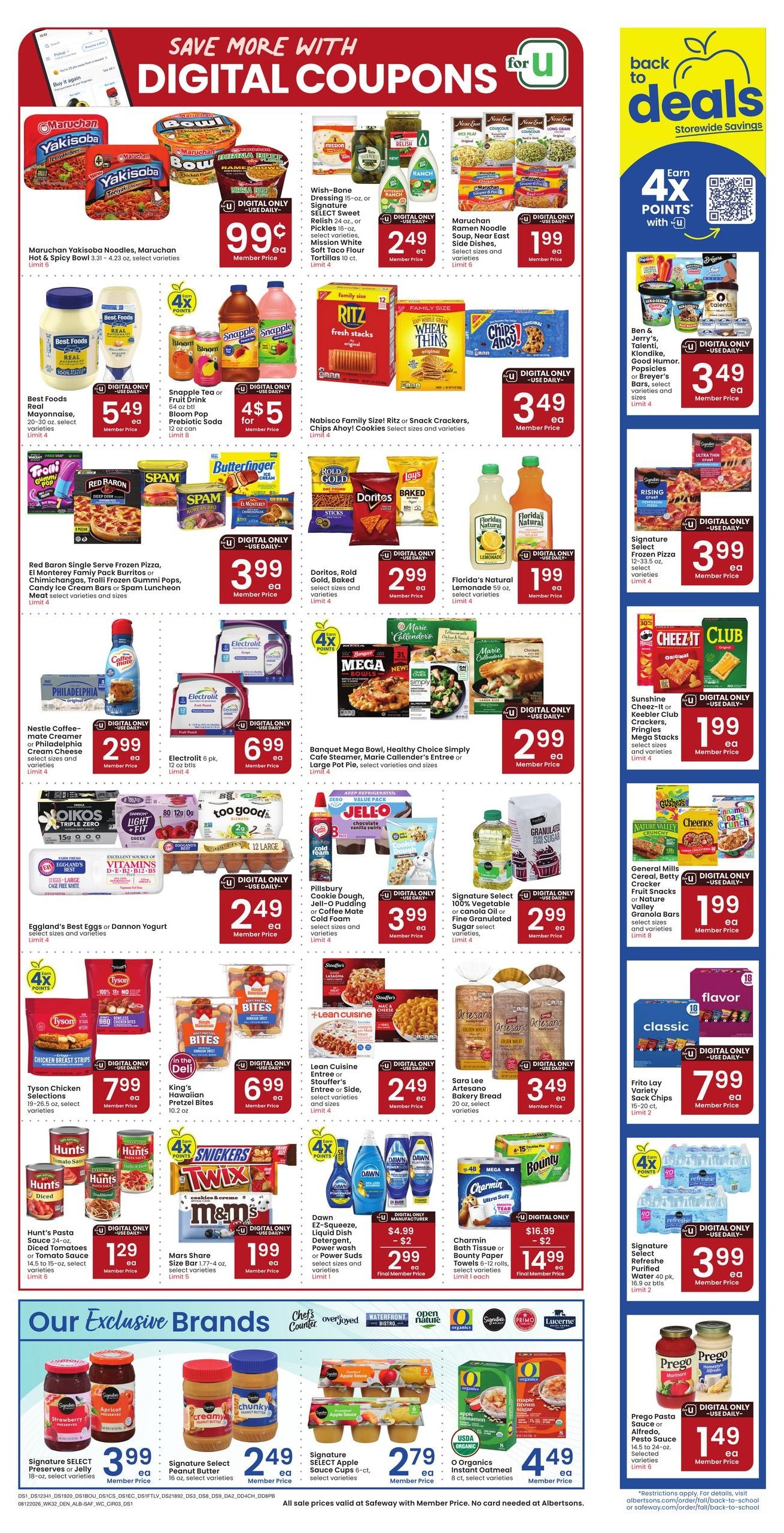 Safeway (Pueblo Area, CO) Weekly Ad August 12 - 18, 2026