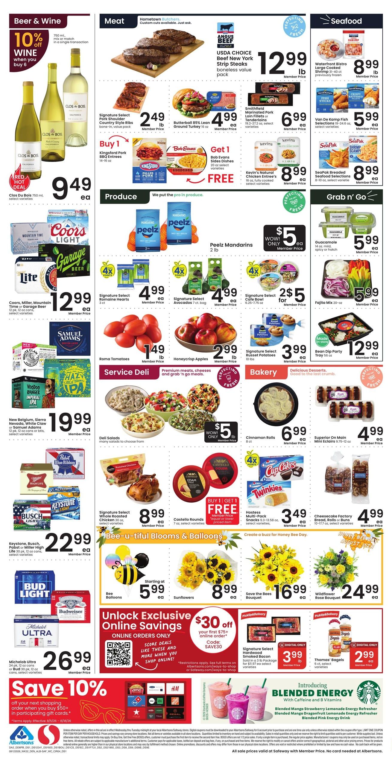 Safeway (Pueblo Area, CO) Weekly Ad August 12 - 18, 2026