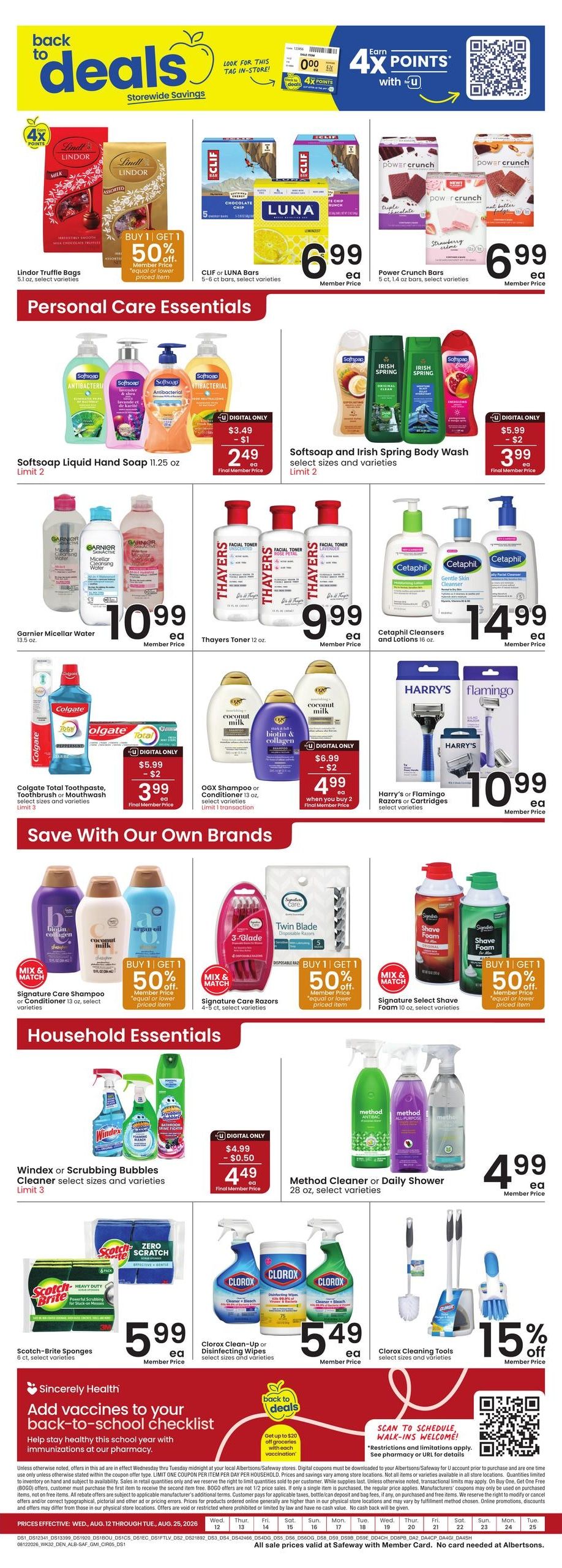 Safeway (Pueblo Area, CO) Weekly Ad August 12 - 18, 2026