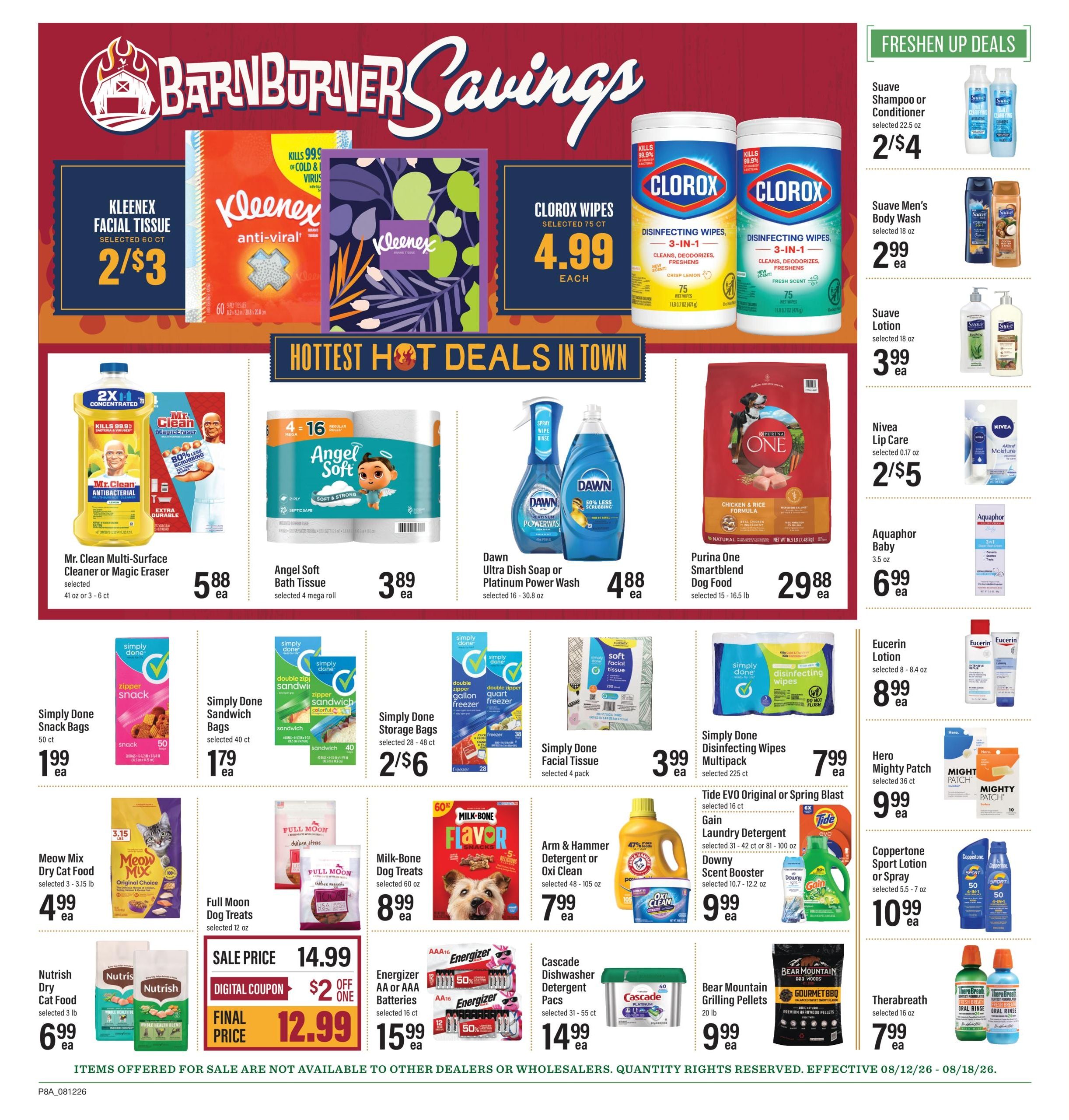Lowes Foods (NC, SC) Weekly Ad August 12 - 18, 2026