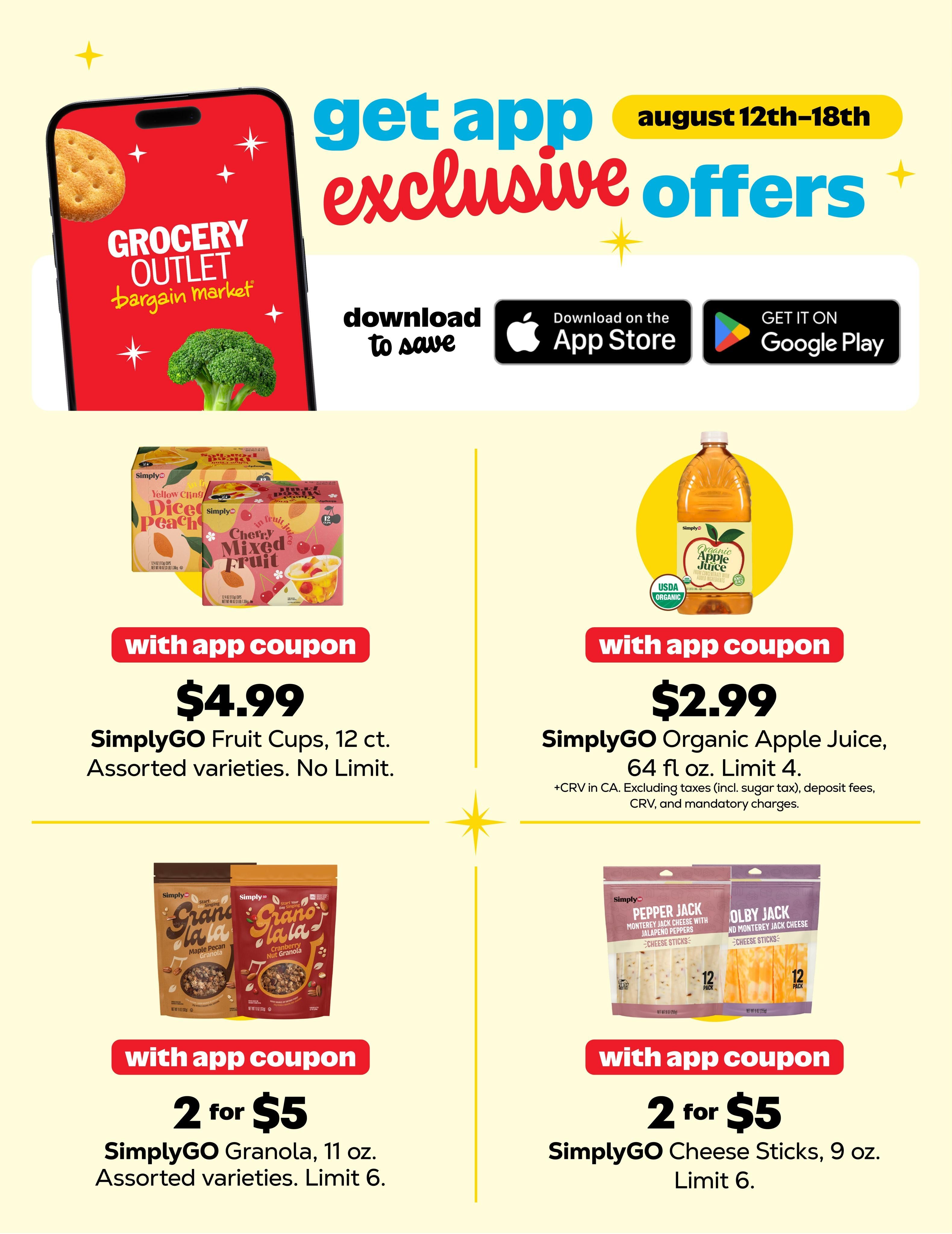 Grocery Outlet (Klamath Falls Area, OR) Weekly Ad August 12 - 18, 2026