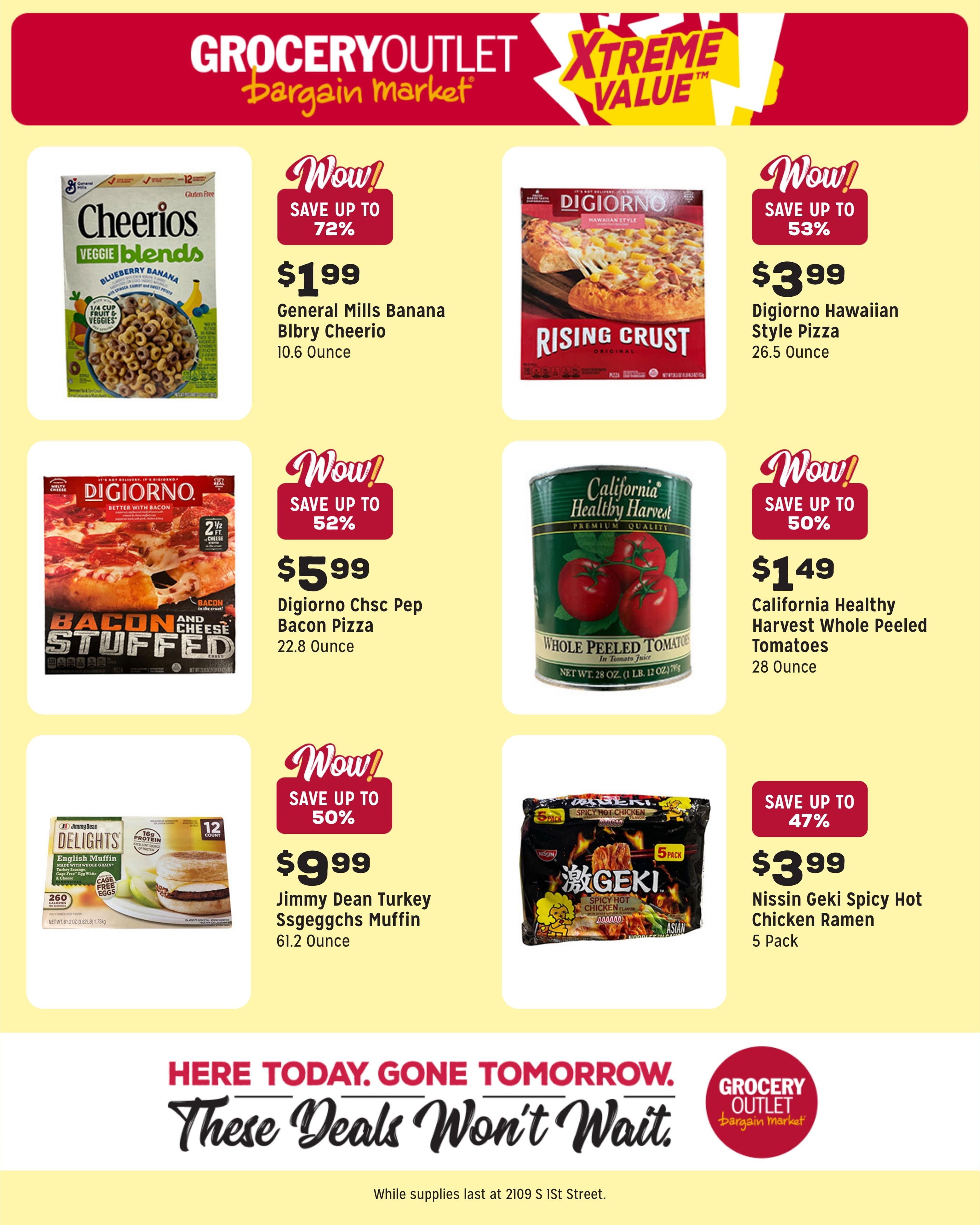 Grocery Outlet (Yakima Area, WA) Weekly Ad August 12 - 18, 2026