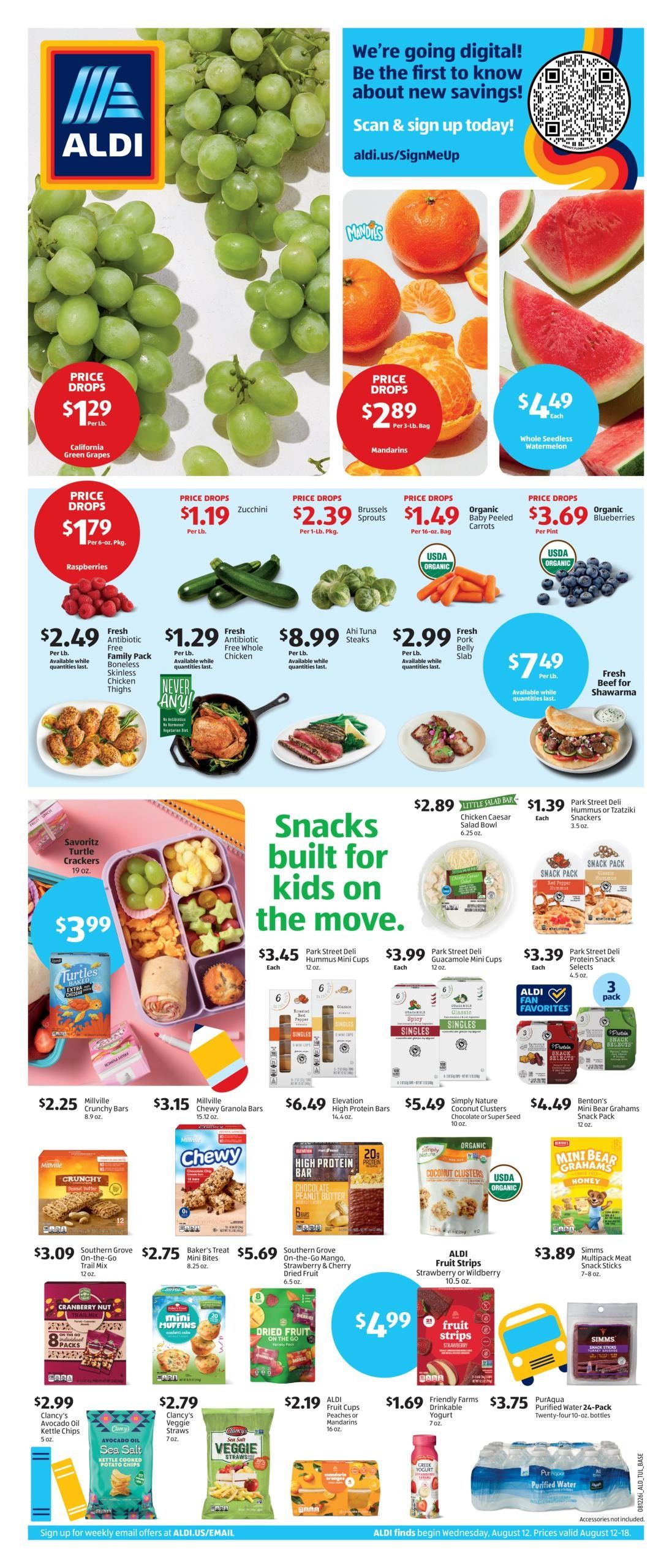 ALDI (NY, PA) Weekly Ad August 12 - 18, 2026