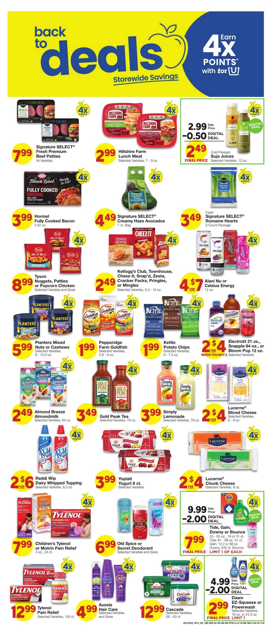 Market Street (San Angelo Area, TX) Weekly Ad August 12 - 18, 2026