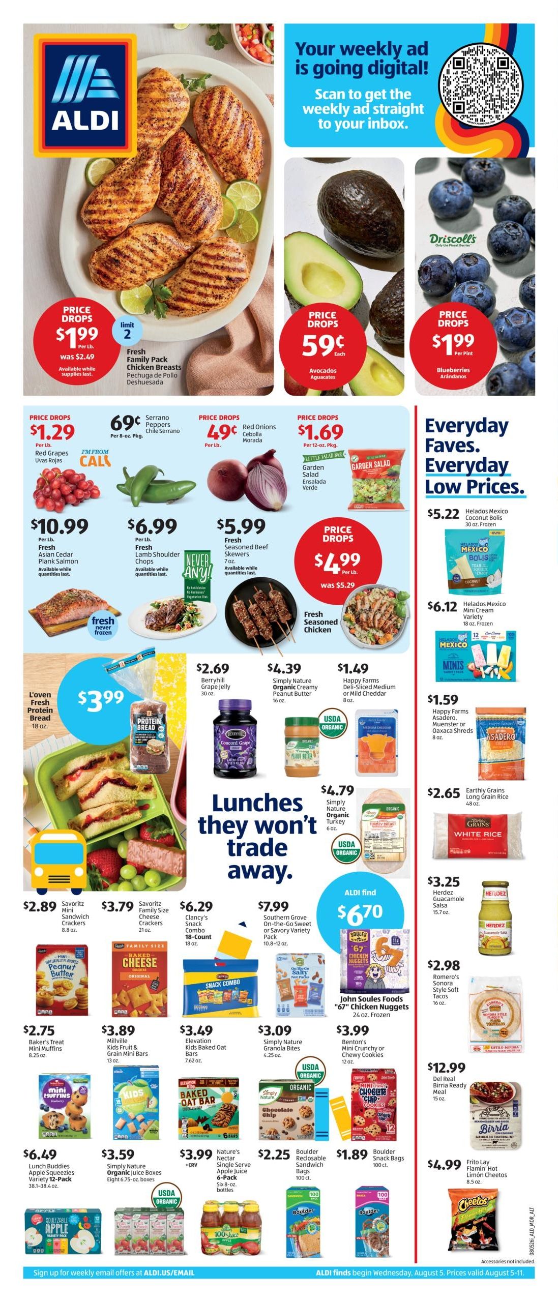 ALDI (Alhambra Area, CA) Weekly Ad August 12 - 18, 2026