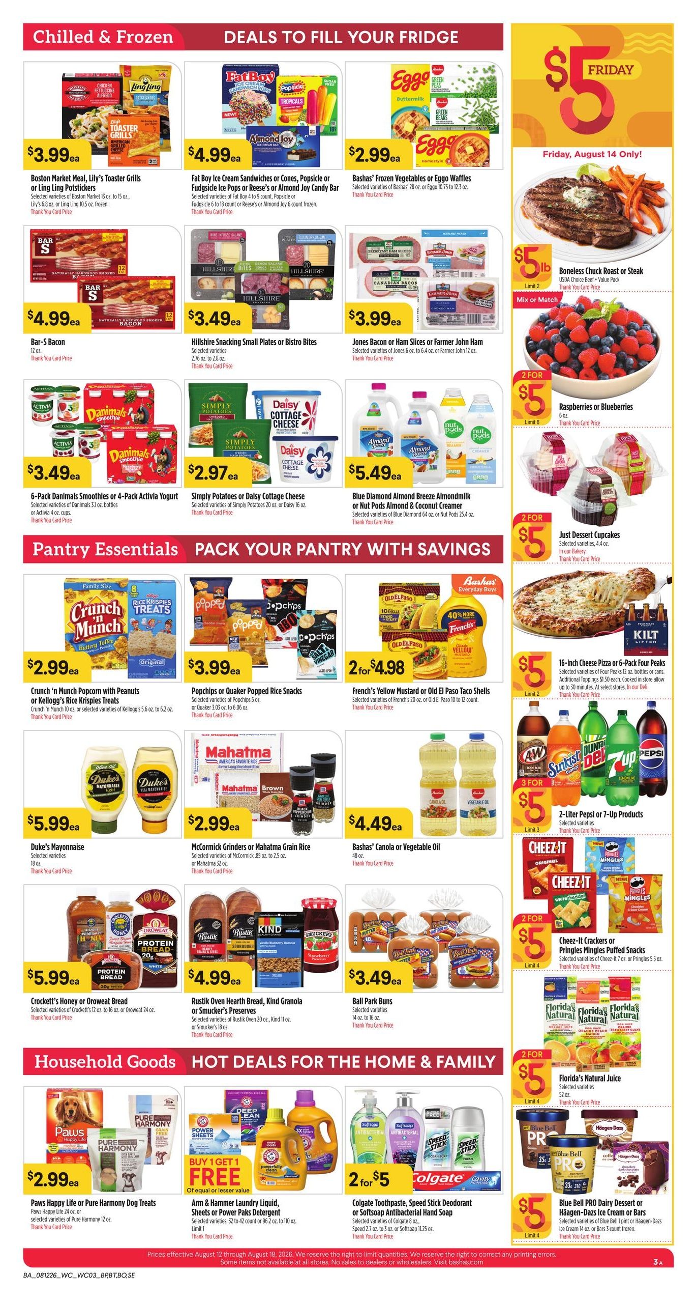 Bashas' (Apache Junction Area, AZ) Weekly Ad August 12 - 18, 2026