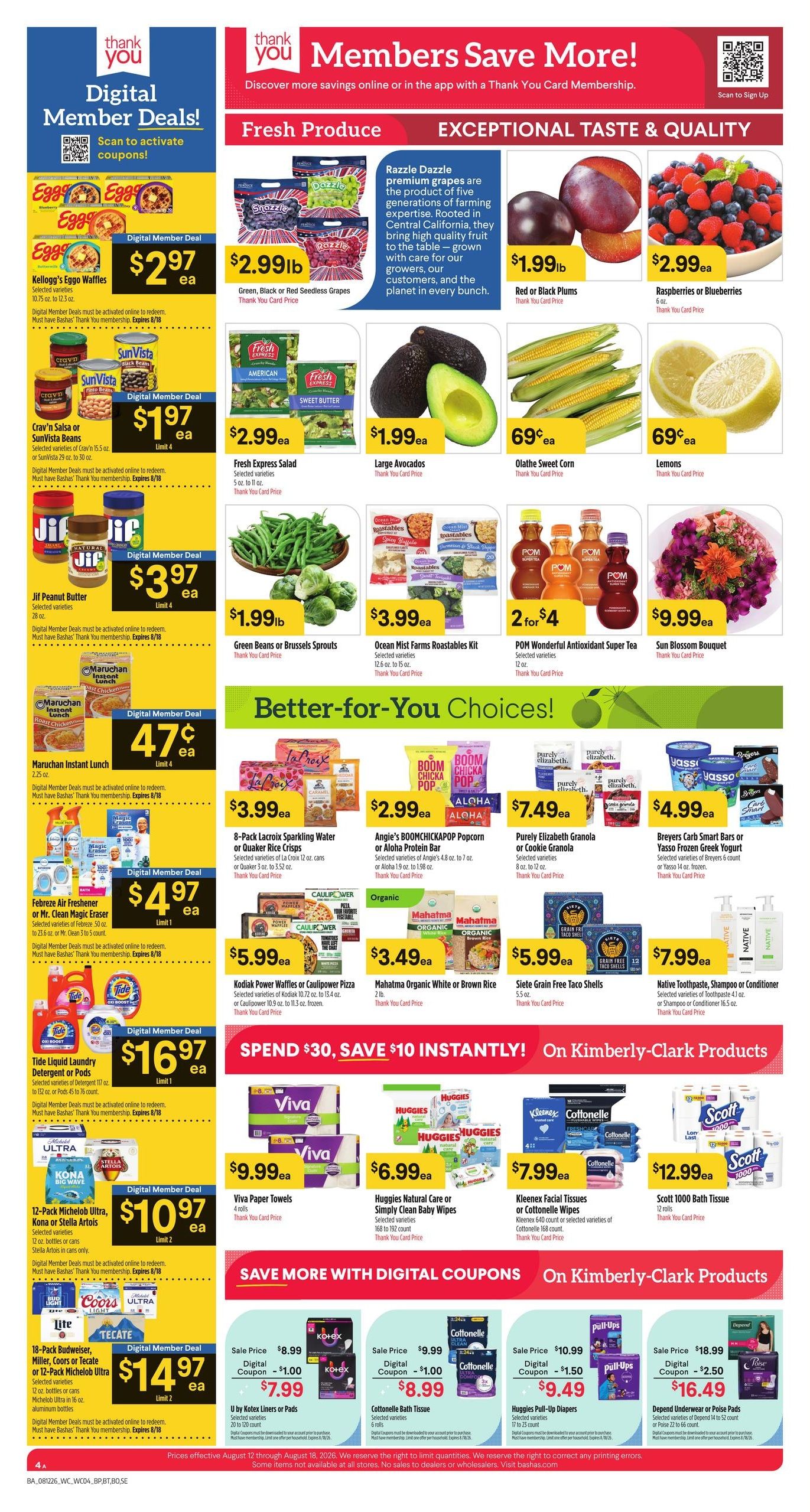 Bashas' (Apache Junction Area, AZ) Weekly Ad August 12 - 18, 2026
