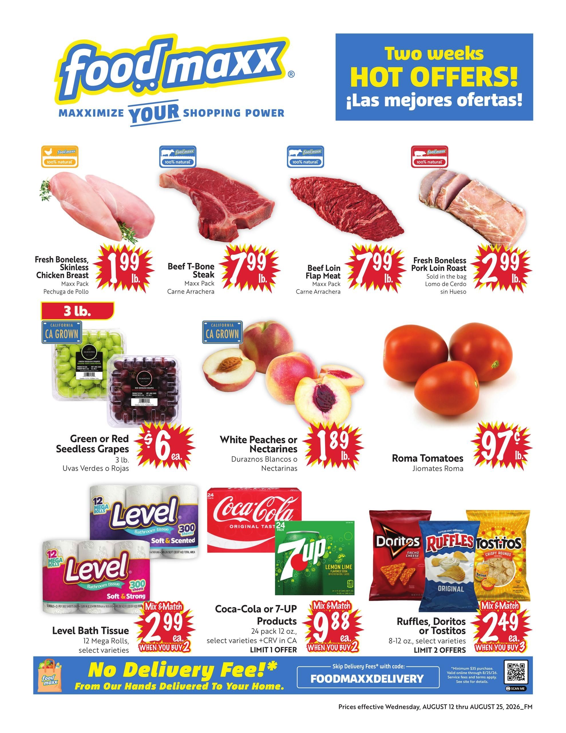 FoodMaxx Weekly Ad August 12 - 25, 2026