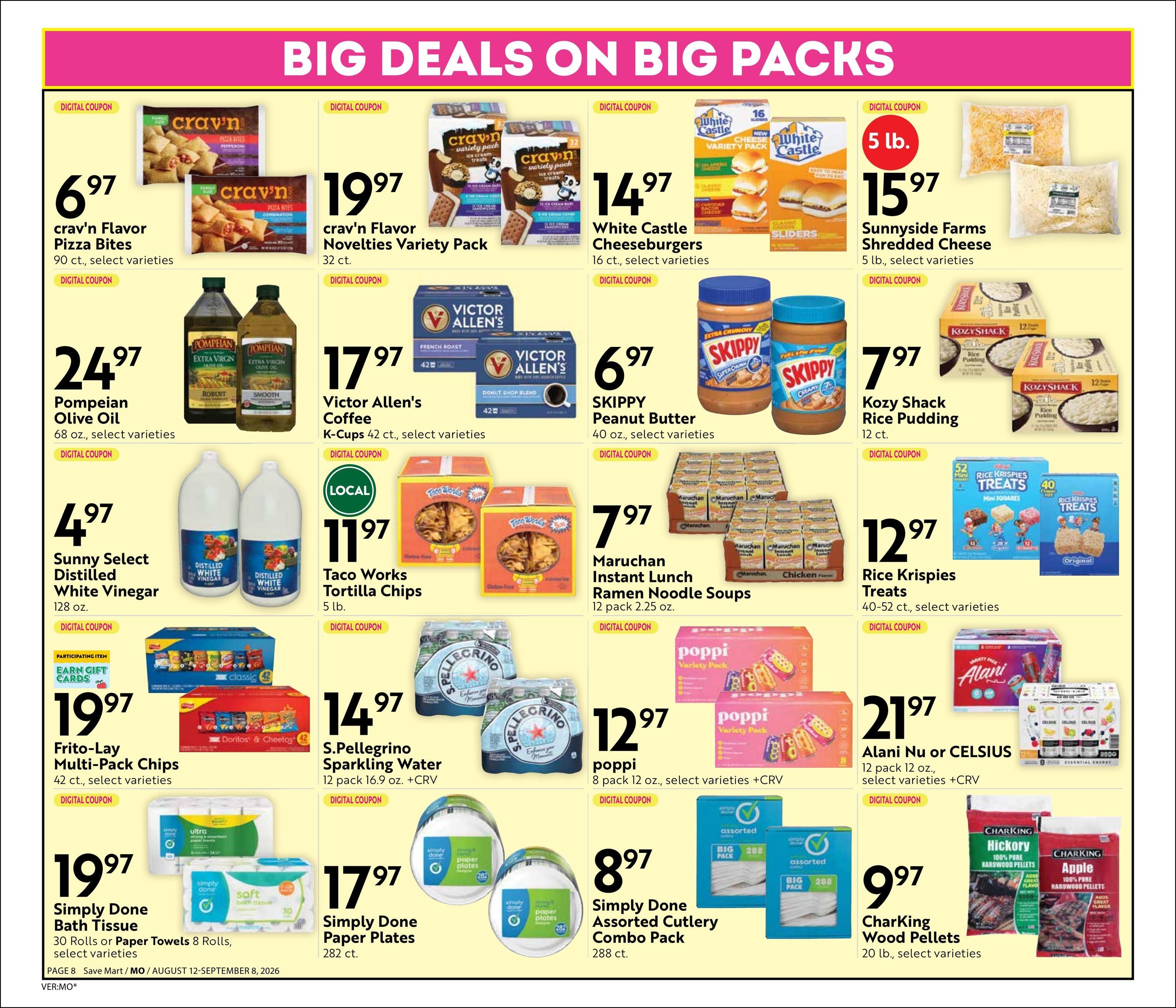 Save Mart (CA) Online Savings Guide Weekly Ad August 12 - September 8, 2026