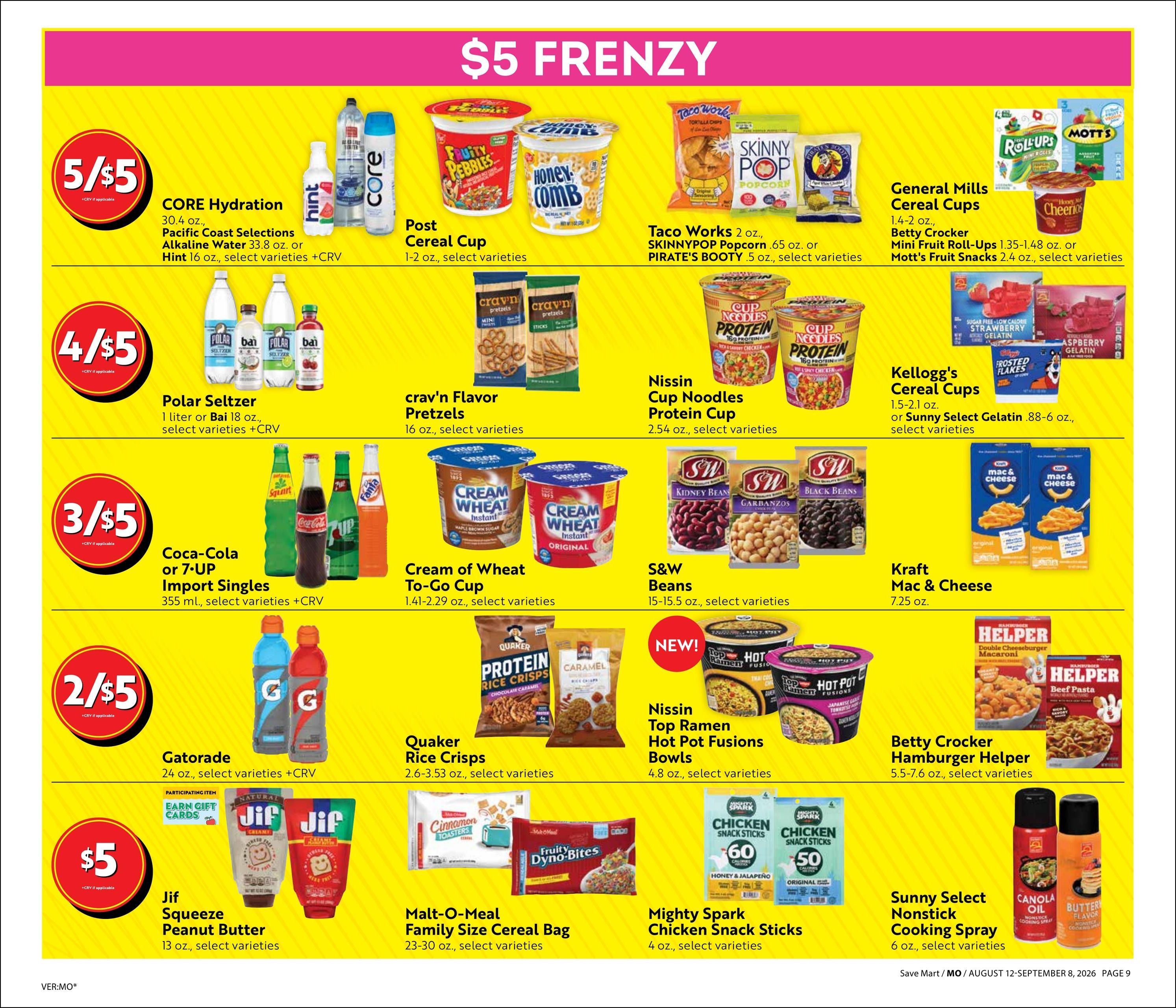 Save Mart (CA) Online Savings Guide Weekly Ad August 12 - September 8, 2026