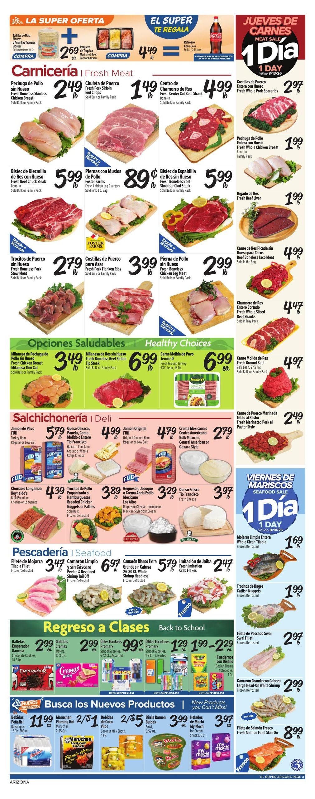 El Super (AZ) Weekly Ad August 12 - 18, 2026