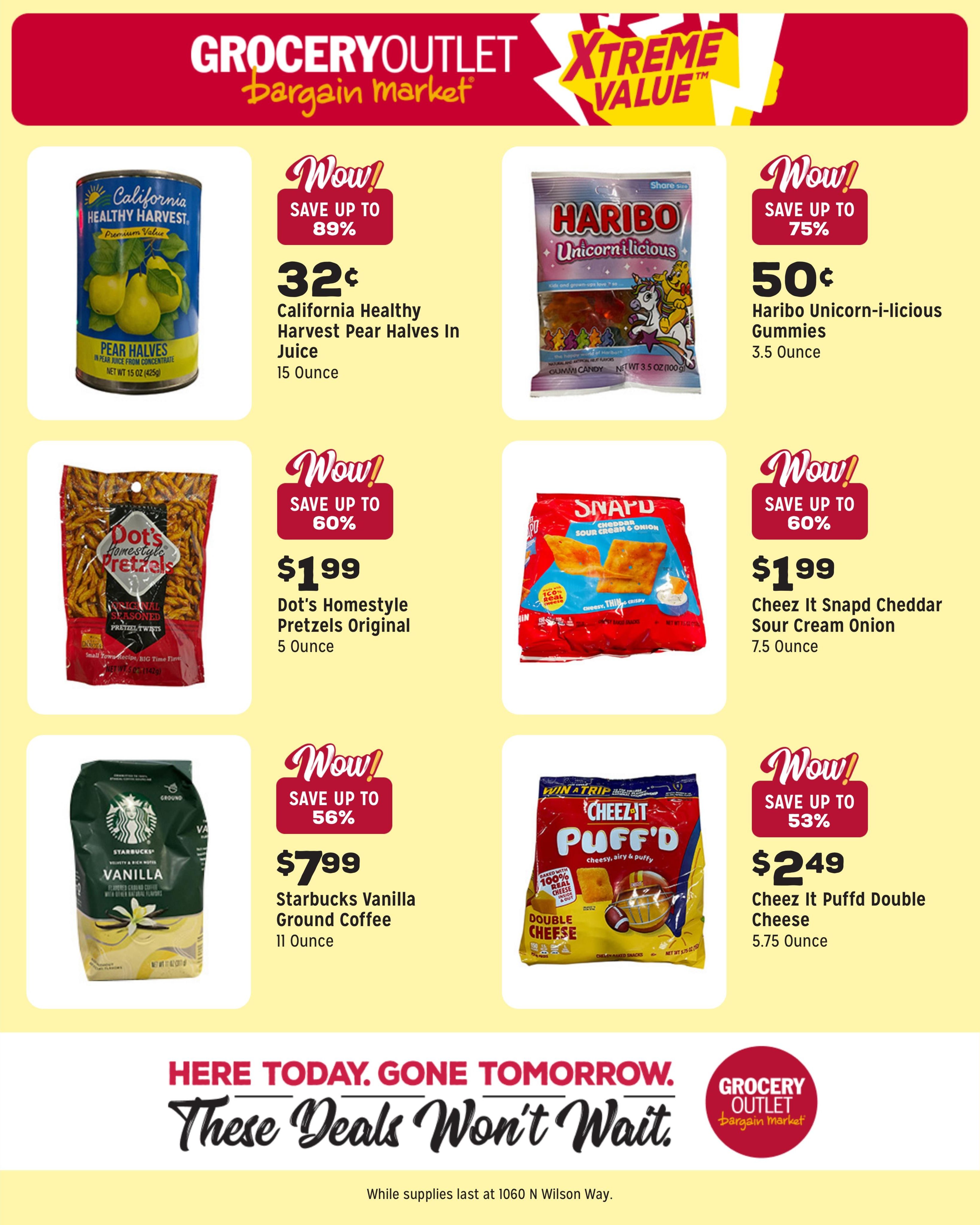 Grocery Outlet (Stockton–Linden Area, CA) Weekly Ad August 12 - 18, 2026