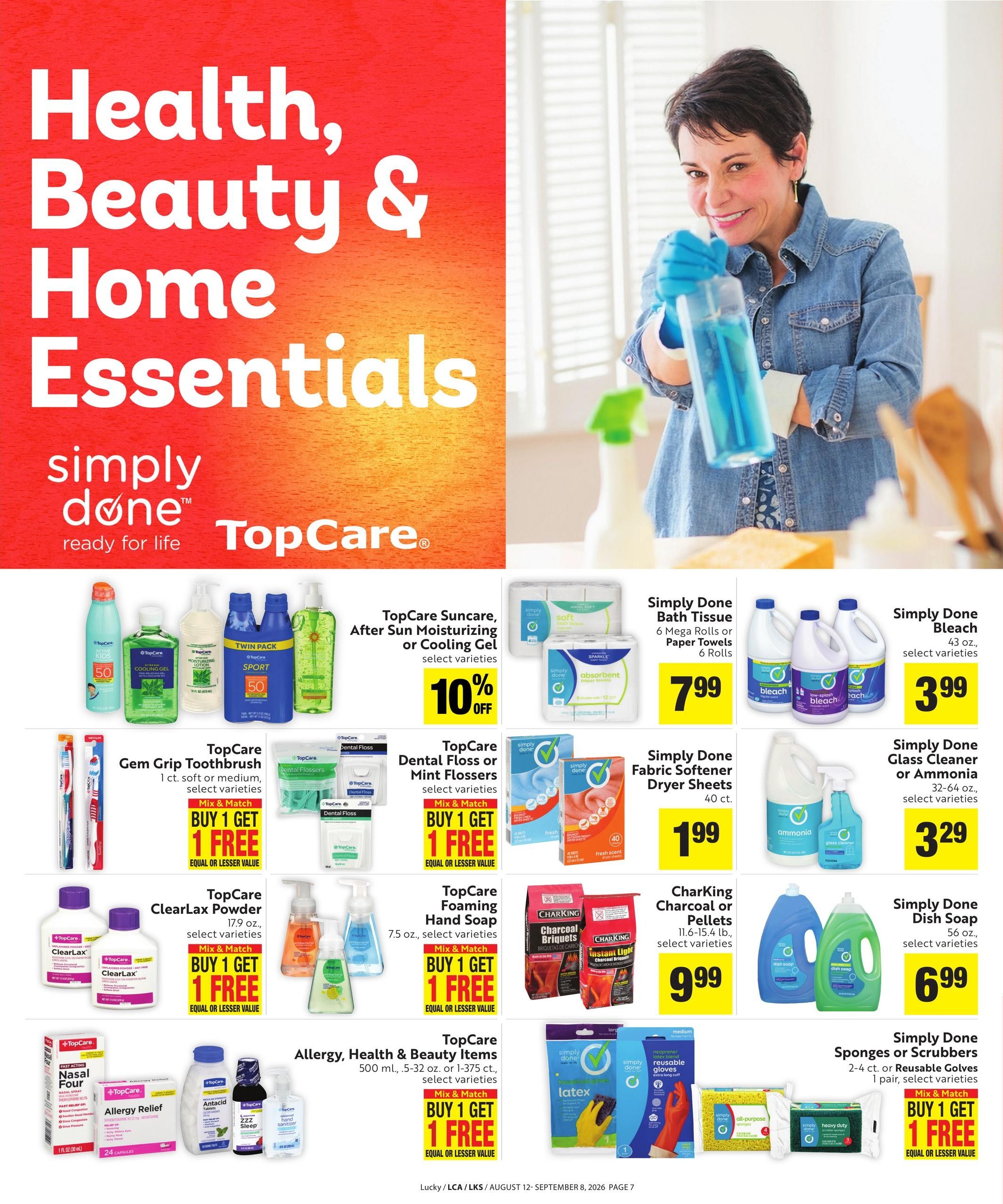 Lucky Supermarkets Save Even More Weekly Ad August 12 - September 8, 2026