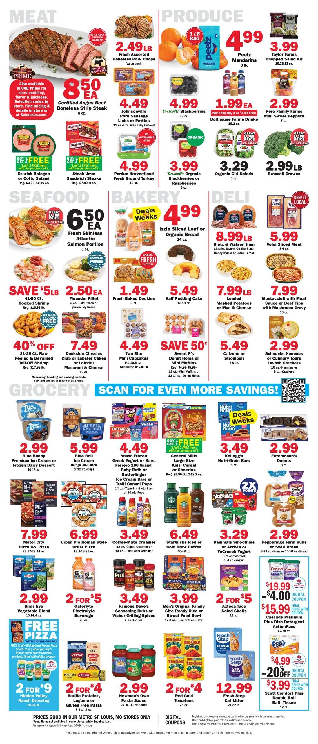 Schnucks (St. Louis–Lovejoy Area, IL–MO) Weekly Print Weekly Ad August 19 - 25, 2026
