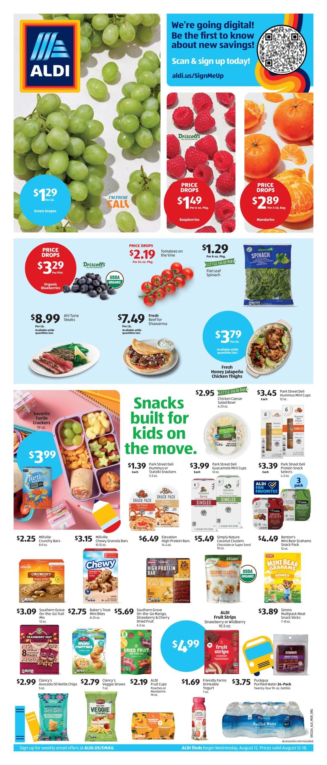 ALDI (AZ, NV) Weekly Ad August 12 - 18, 2026