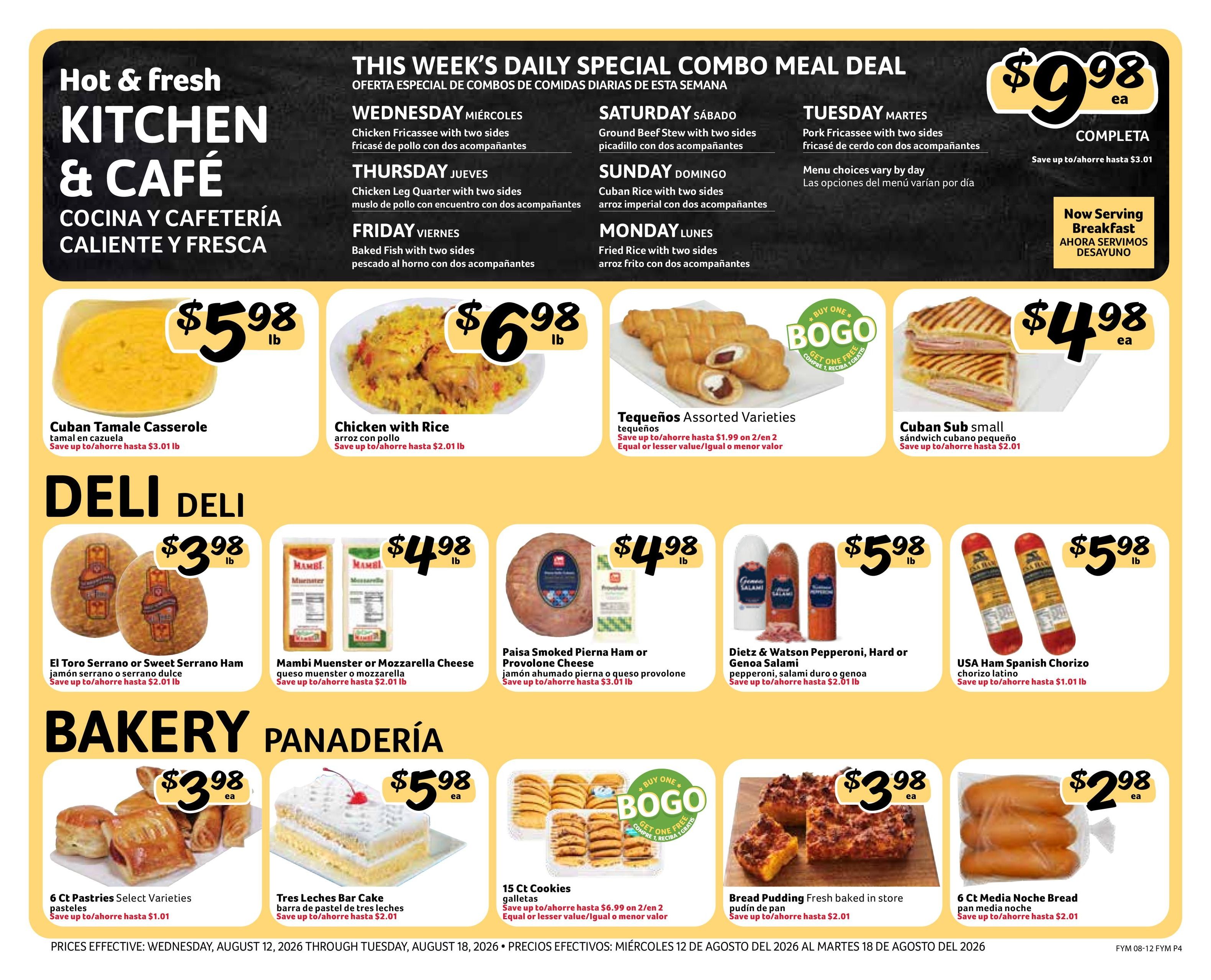 Fresco Y Mas (FL) Weekly Ad August 12 - 18, 2026