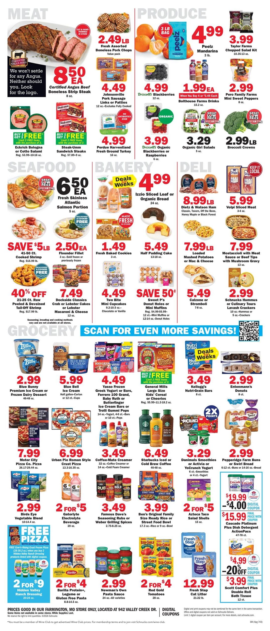 Schnucks (Park Hills–Bismarck Area, MO) Weekly Print Weekly Ad August 19 - 25, 2026