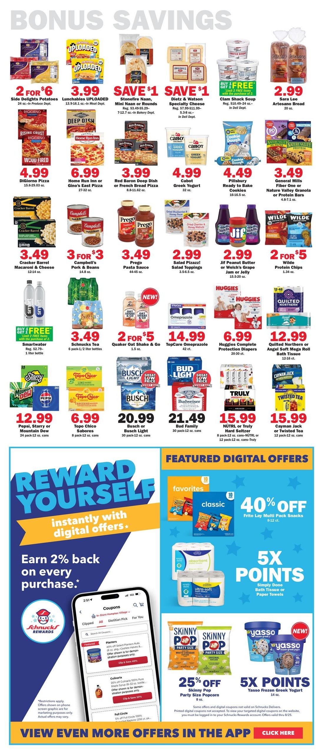 Schnucks (Park Hills–Bismarck Area, MO) Weekly Print Weekly Ad August 19 - 25, 2026