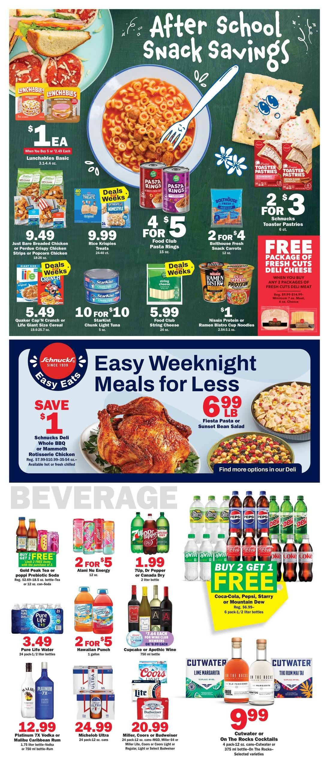 Schnucks (Springfield Area, IL) Weekly Print Weekly Ad August 19 - 25, 2026