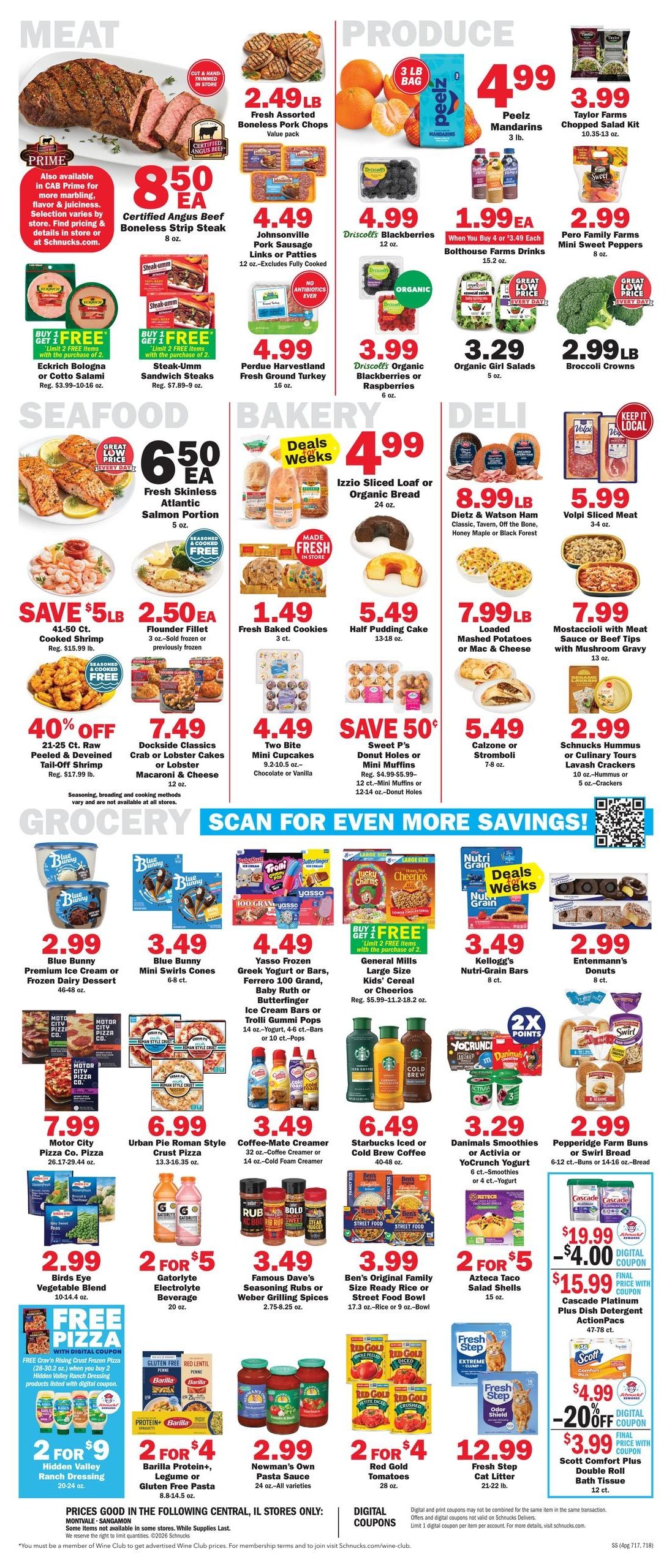Schnucks (Springfield Area, IL) Weekly Print Weekly Ad August 19 - 25, 2026
