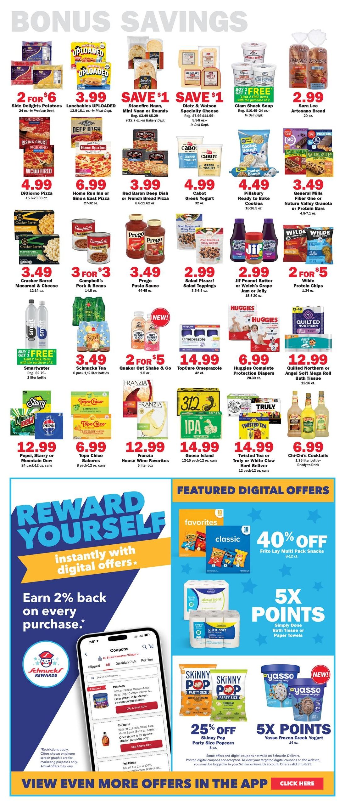 Schnucks (Springfield Area, IL) Weekly Print Weekly Ad August 19 - 25, 2026