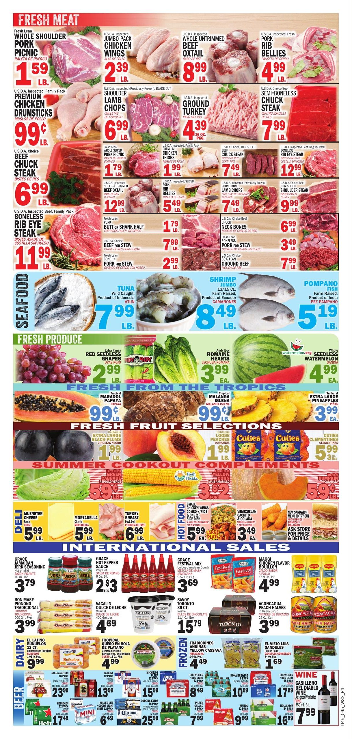 Bravo Supermarket (Hollywood Area, FL) Bravo Florida Weekly Weekly Ad August 13 - 19, 2026