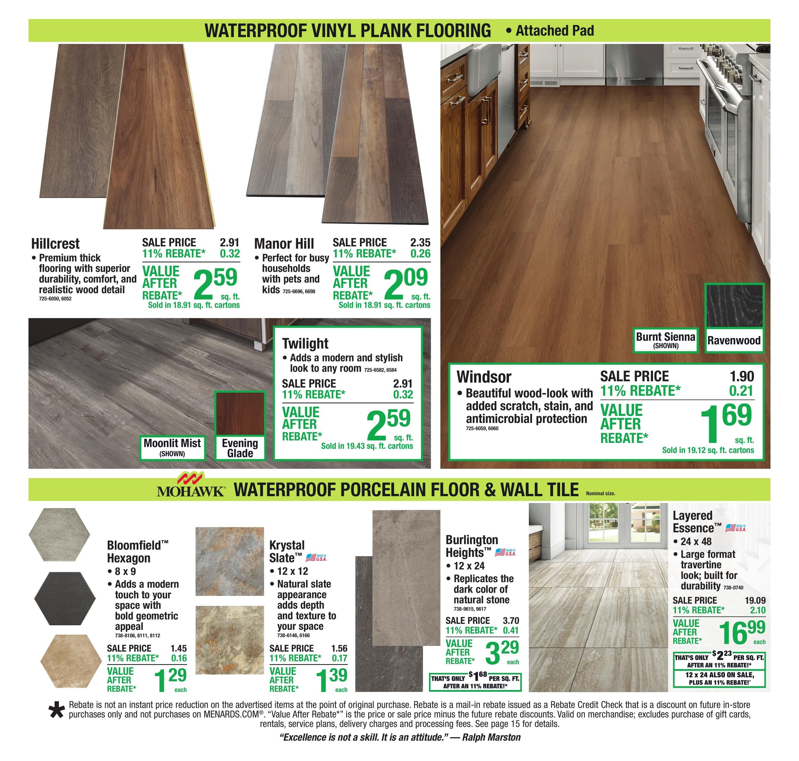 Menards (Bono Area, AR) 11% Rebate Sale Weekly Ad August 12 - 24, 2026