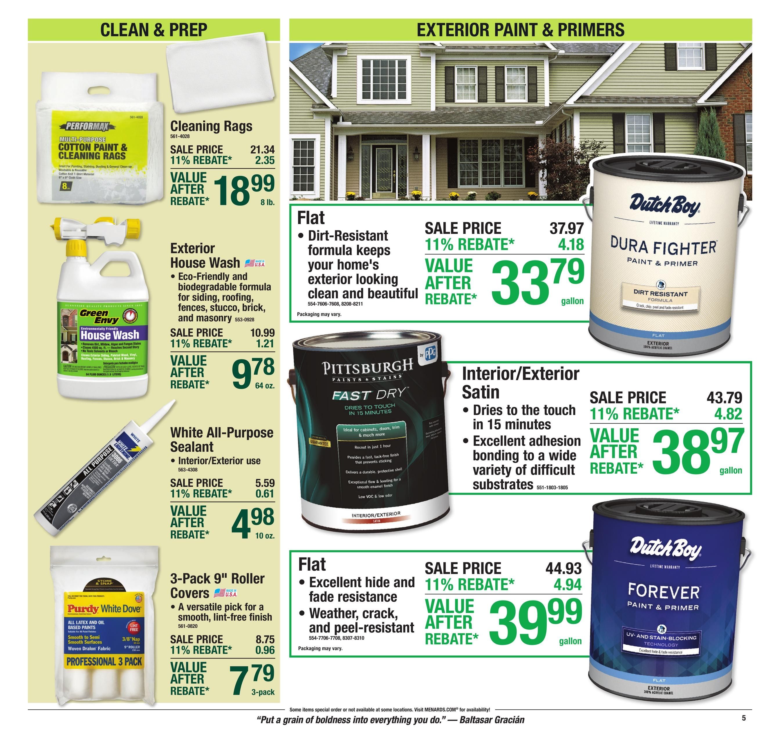 Menards (Cave City Area, AR) 11% Rebate Sale Weekly Ad August 12 - 24, 2026